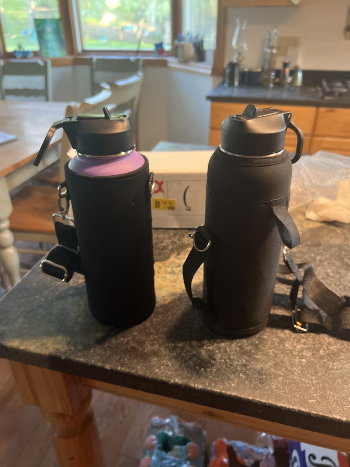 Coolflask Half Gallon Water Bottle Insulated with Straw & 3 Leakproof Lids customer photo 2