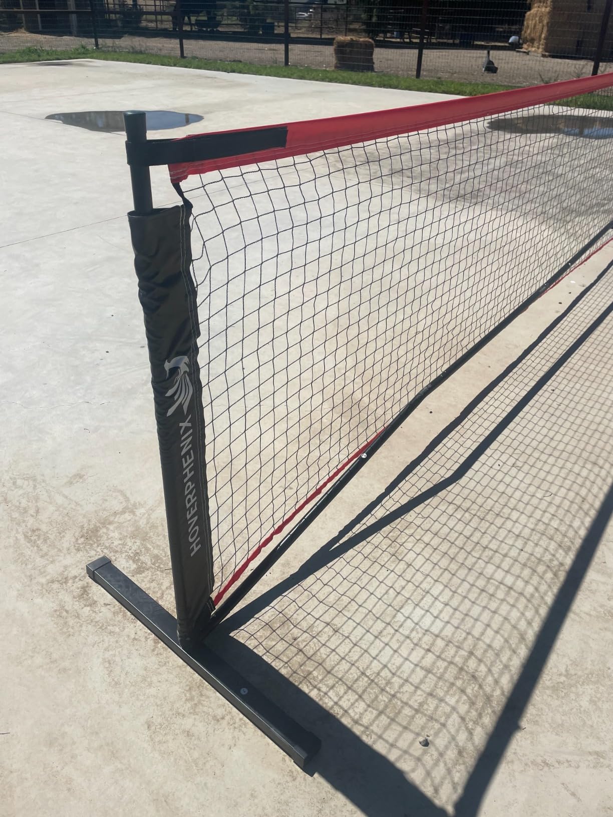 Portable Pickleball Net Set, 22FT Pickle Ball Net with Paddle Set of 4 | Regulation Size Net, Weather Resistant Steel Frame, Outdoor Pickleballs and Carry Bag, Easy Setup for Driveway, Backyard customer photo 1