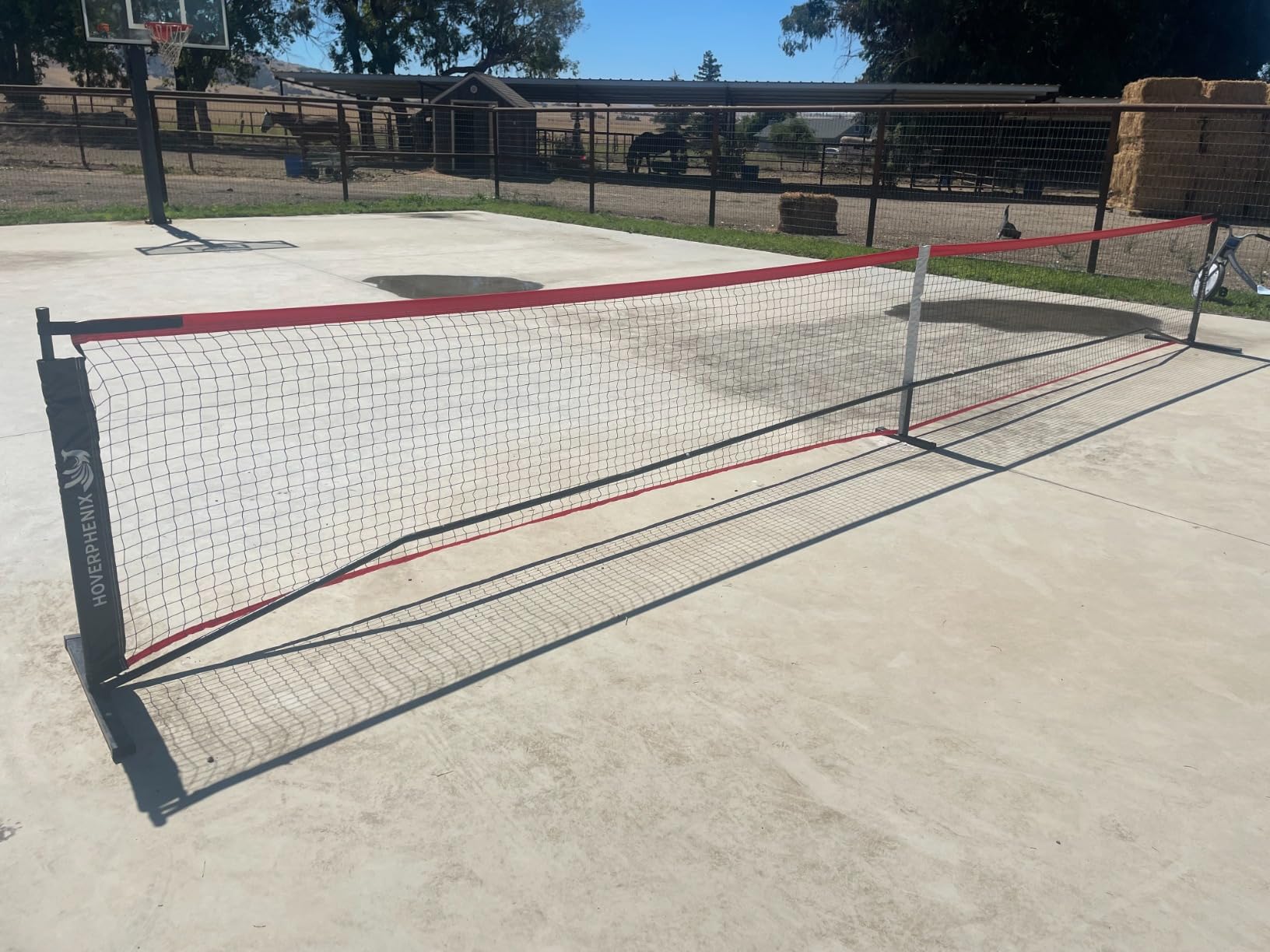 Portable Pickleball Net Set, 22FT Pickle Ball Net with Paddle Set of 4 | Regulation Size Net, Weather Resistant Steel Frame, Outdoor Pickleballs and Carry Bag, Easy Setup for Driveway, Backyard customer photo 2