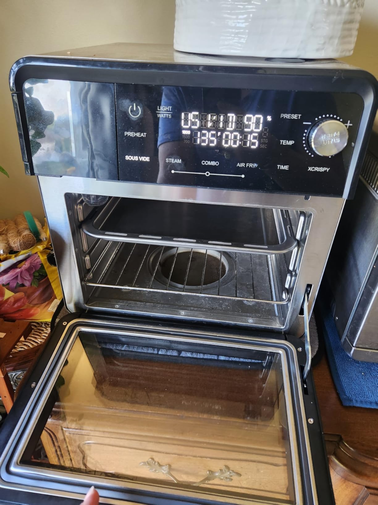 Nuwave Combi Steam Oven, Non-Toxic Stainless Steel Multi-Cooker, 16 quarts customer photo 2