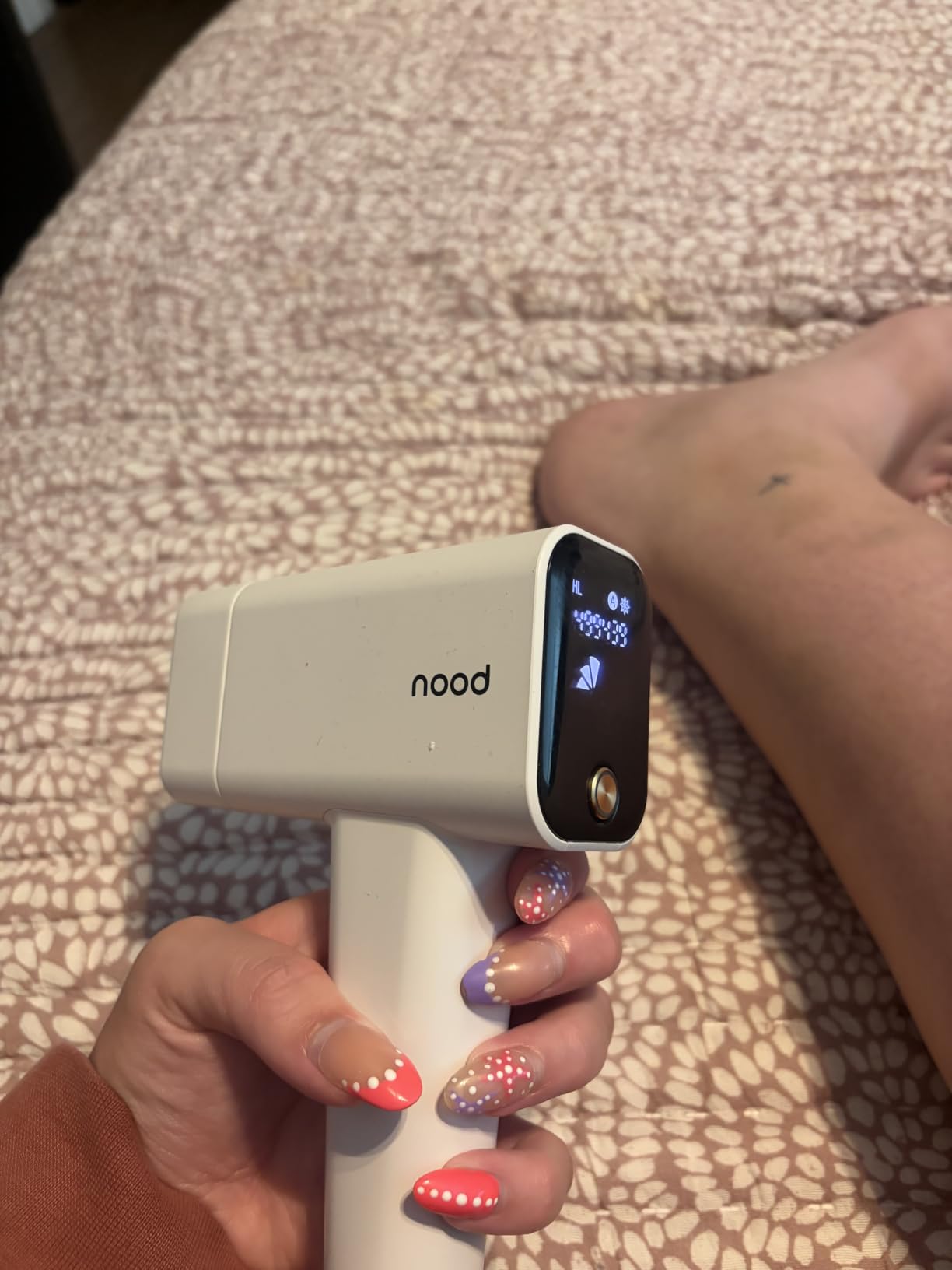 Nood™ Flasher Pro | IPL Laser Hair Removal Device, Forbes Best Product 2026 | Clinical-Grade Permanent Results At Home, CryoSoothe Tech with 5 Power Settings, Pain-Free 10 Min Sessions, Works Everywhere customer photo 1
