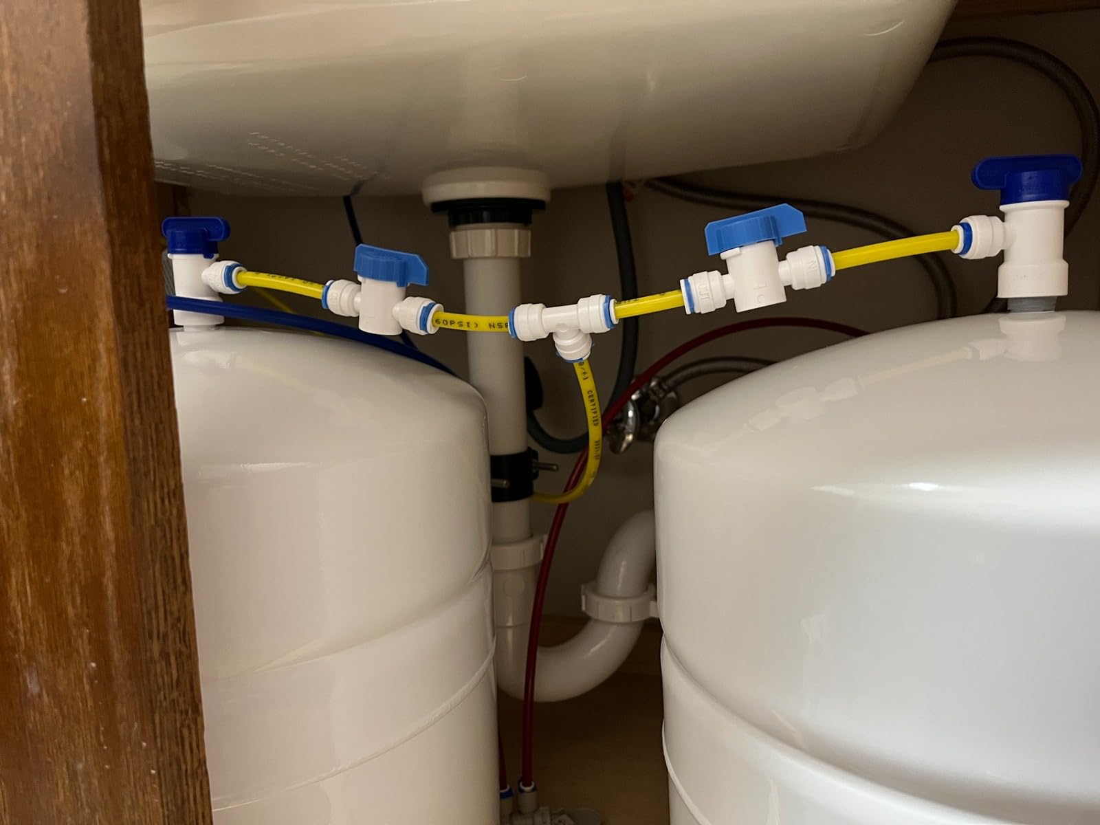 iSpring RO5004F Reverse Osmosis Water Filter with UV, SGS Tested PFAS and TDS Reduction, 500 GPD RO System Under Sink, 2:1 Pure to Drain, Tankless RO Water Filtration System, Filter Life Monitor customer photo 2