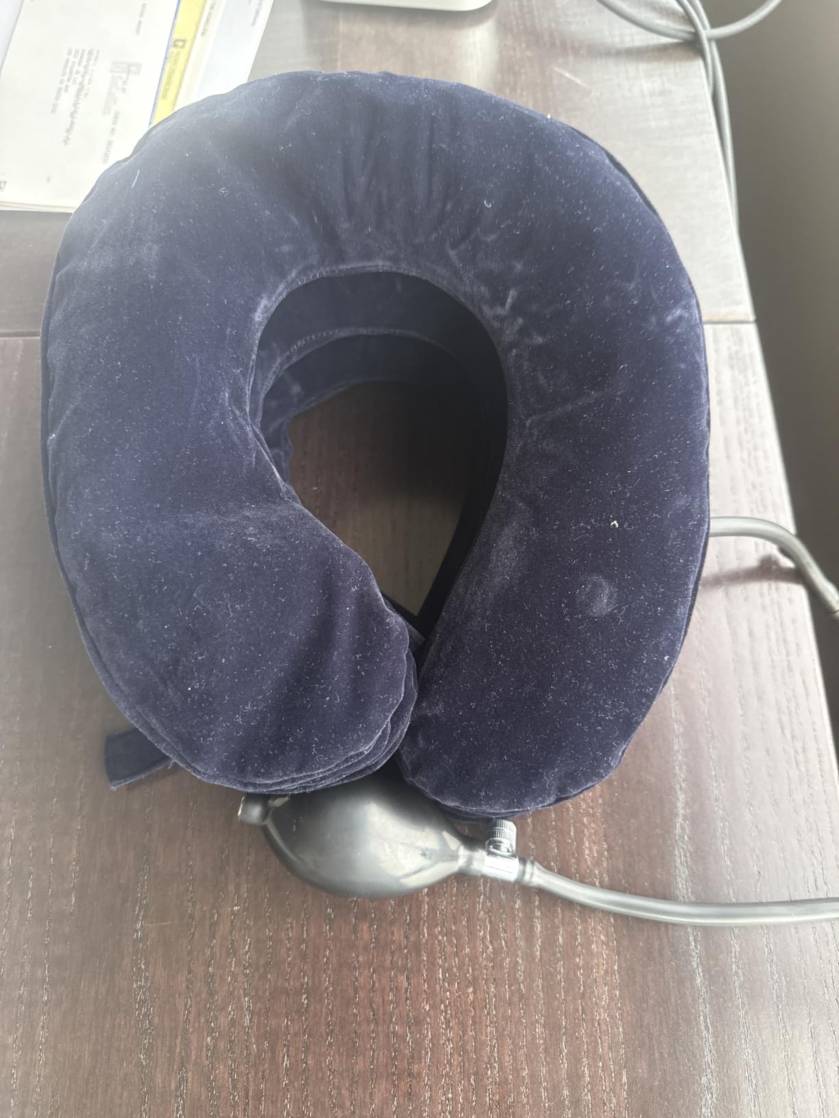 Cervical Neck Traction Device for Instant Neck Pain Relief - Inflatable & Adjustable Neck Stretcher Neck Support Brace, Neck Traction Pillow for Home Use Neck Decompression (Classic Gray) customer photo 1