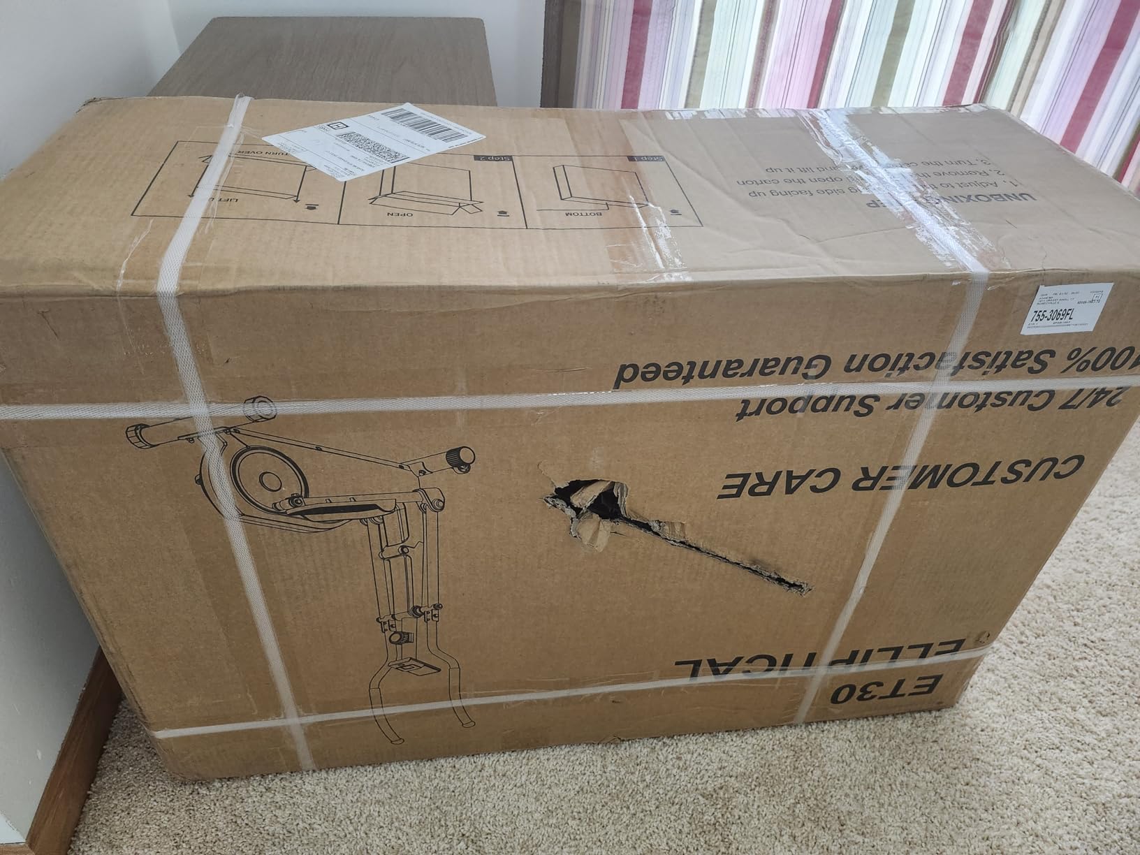 UMAY Elliptical Exercise Machine with 16 Levels Resistance, Hyper-Silent Magnetic Elliptical Machine for Home with 16