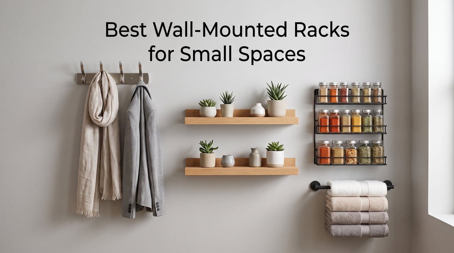 Best Wall-Mounted Racks for Small Spaces