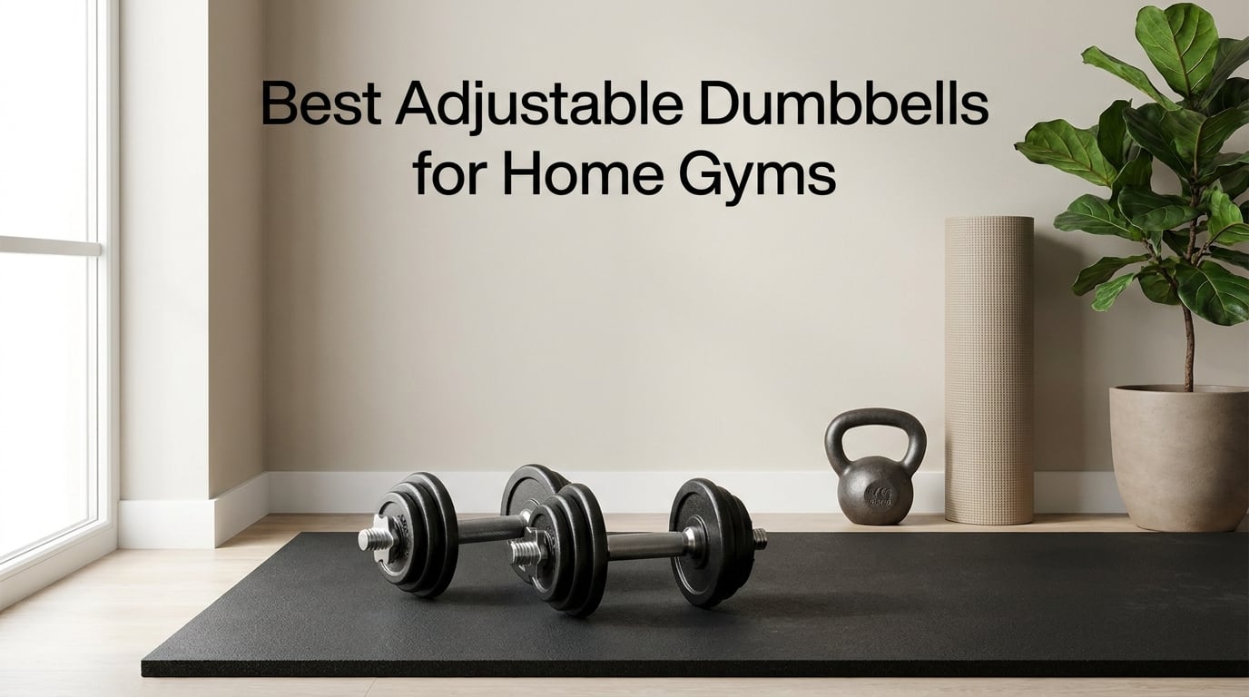 Best Adjustable Dumbbells for Home Gyms