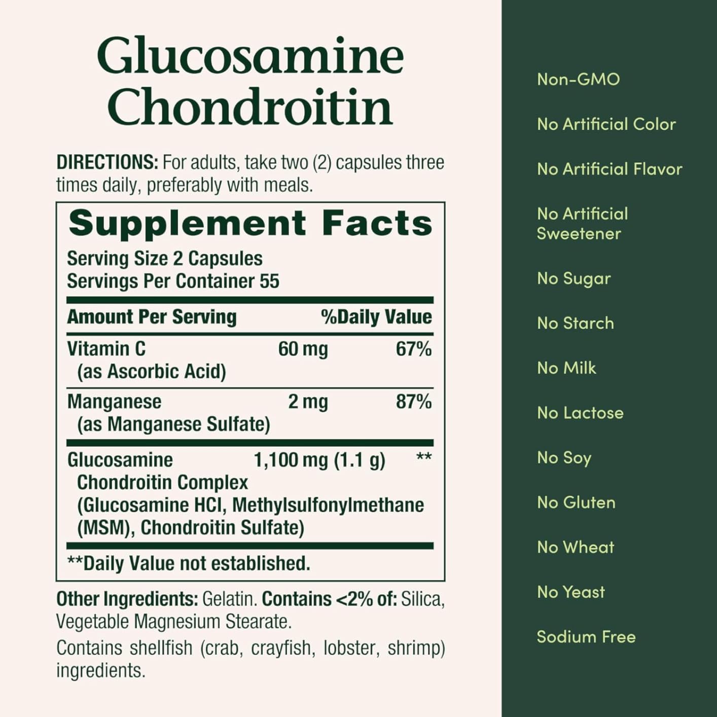 Nature's Bounty Glucosamine Chondroitin Pills and Dietary Supplement customer photo 2