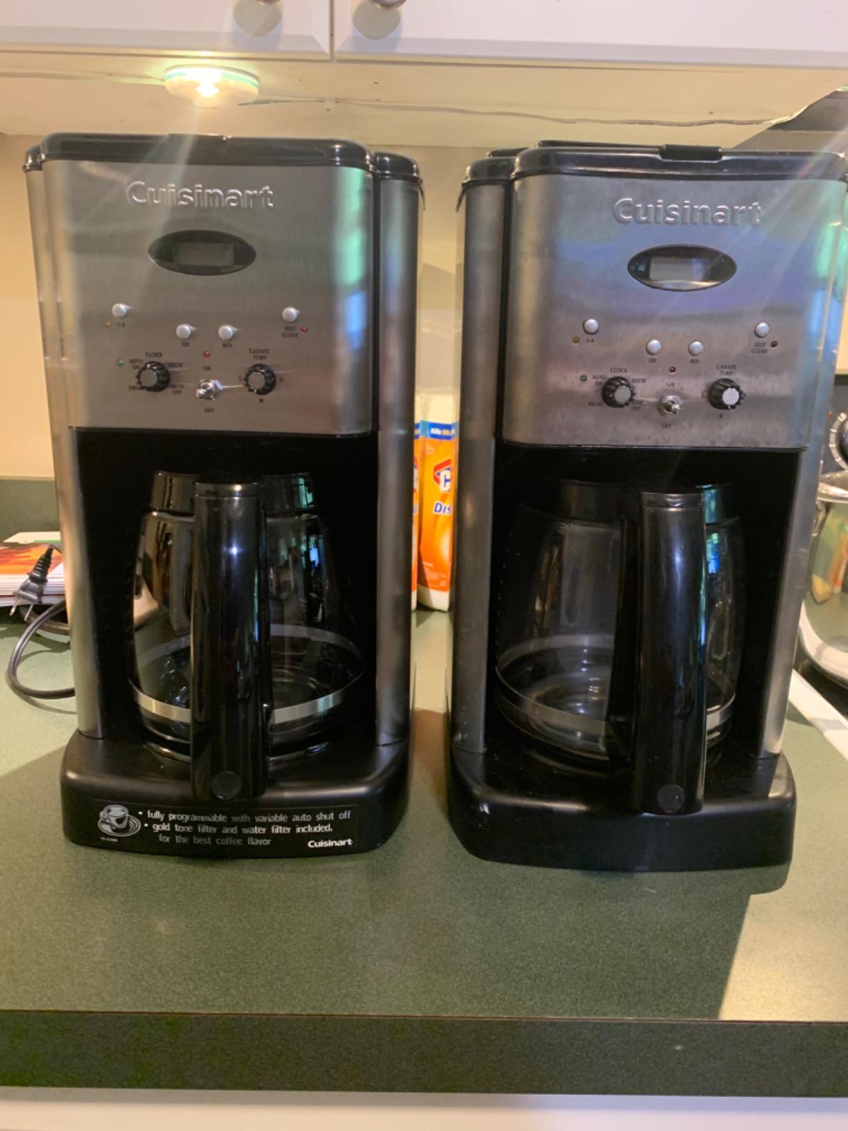 Cuisinart DCC-1200P1 Brew Central 12-Cup Programmable Coffeemaker Coffee Maker, Carafe, Brushed Chrome customer photo 1