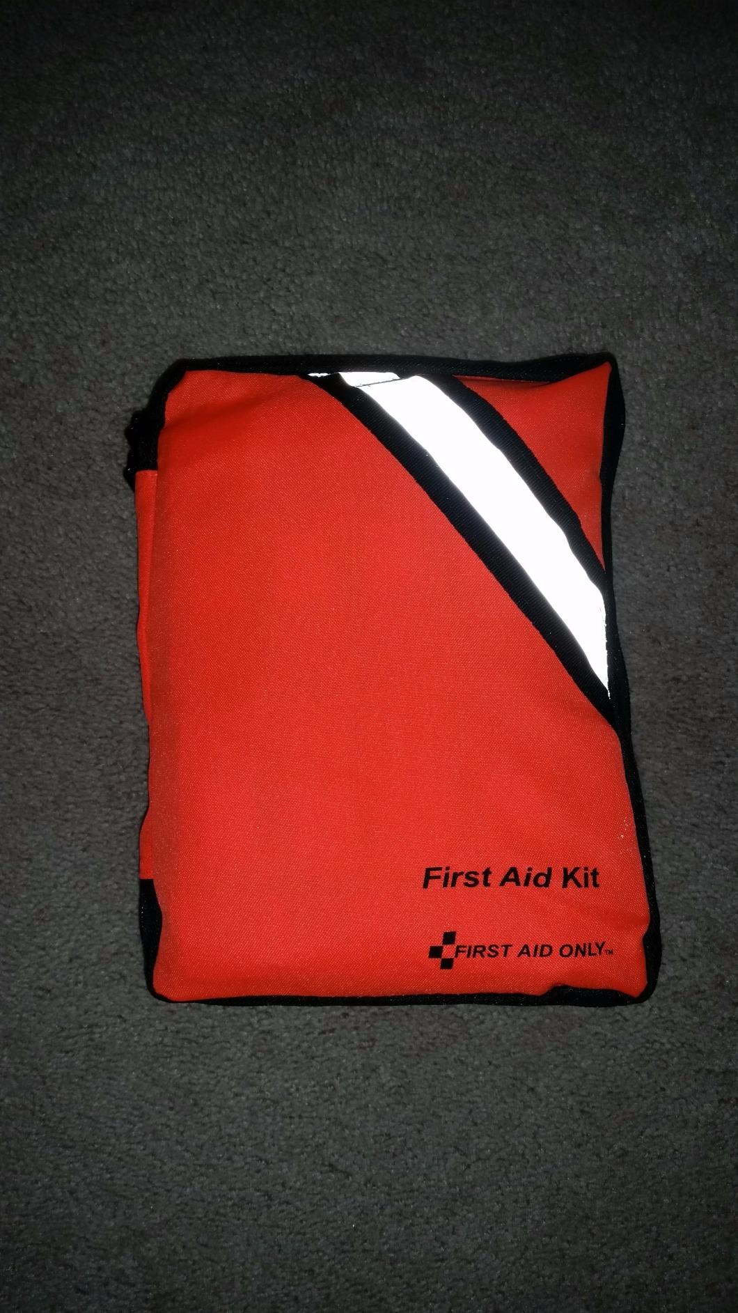 First Aid Only 298 Piece All-Purpose Emergency First Aid Kit for Home, Office, Car, Apartment, Dorm, and Camping, Travel-Friendly Compact Pouch Fits in Backpacks, Suitcases, Cabinets, and Drawers customer photo 2