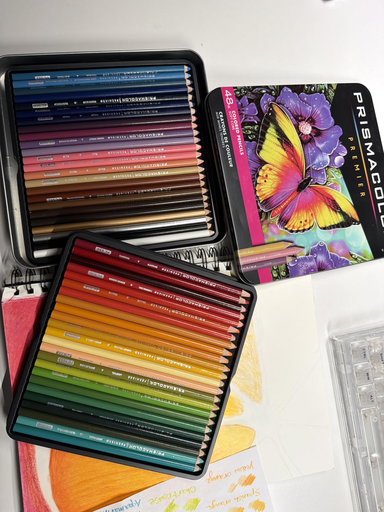 Prismacolor Premier Colored Pencils, Soft Core, Assorted Colors, 48 Count - Vibrant, Professional customer photo 2