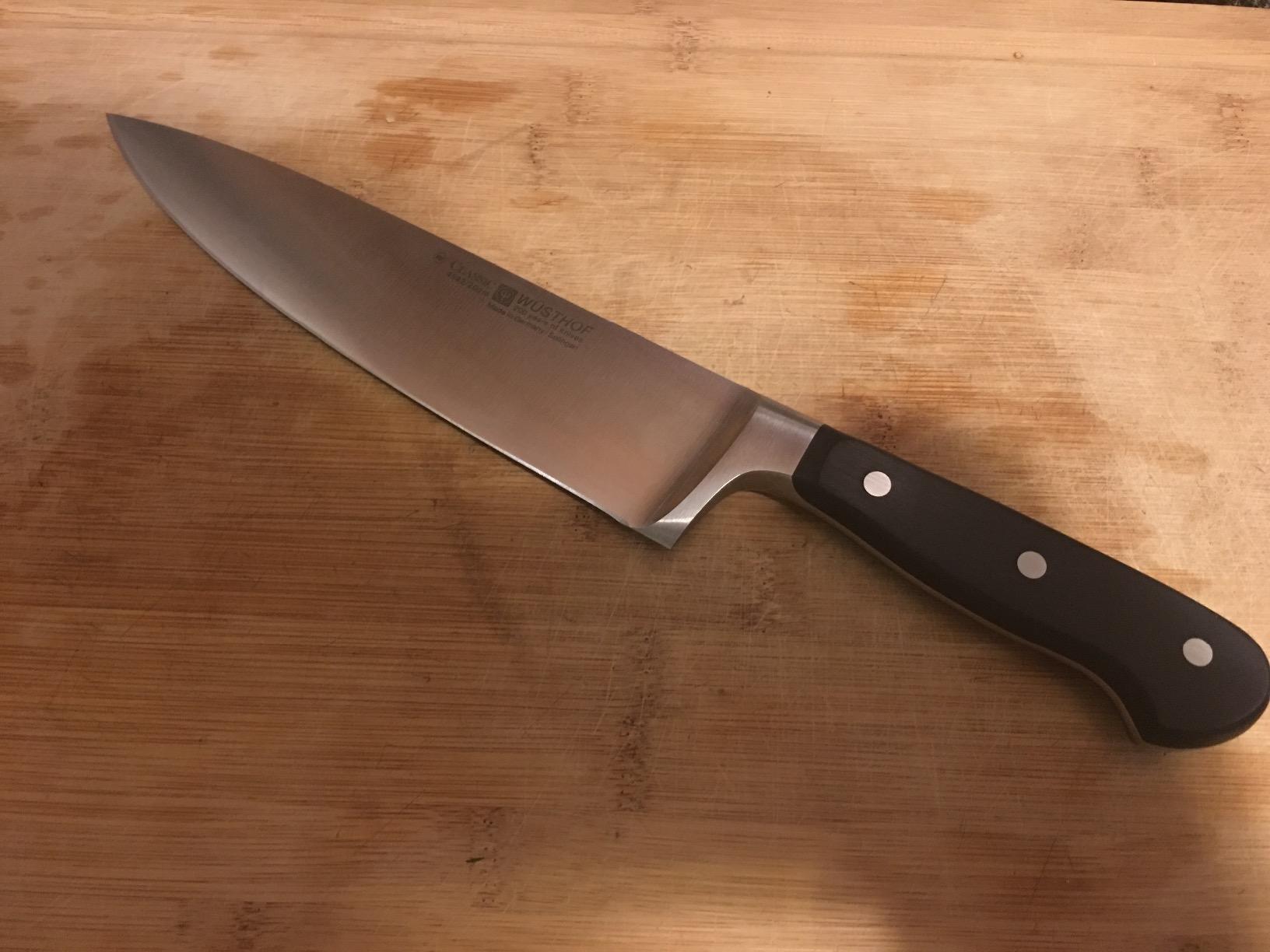 WÜSTHOF Classic 8 Inch Chef’s Knife,Black,8-Inch customer photo 2