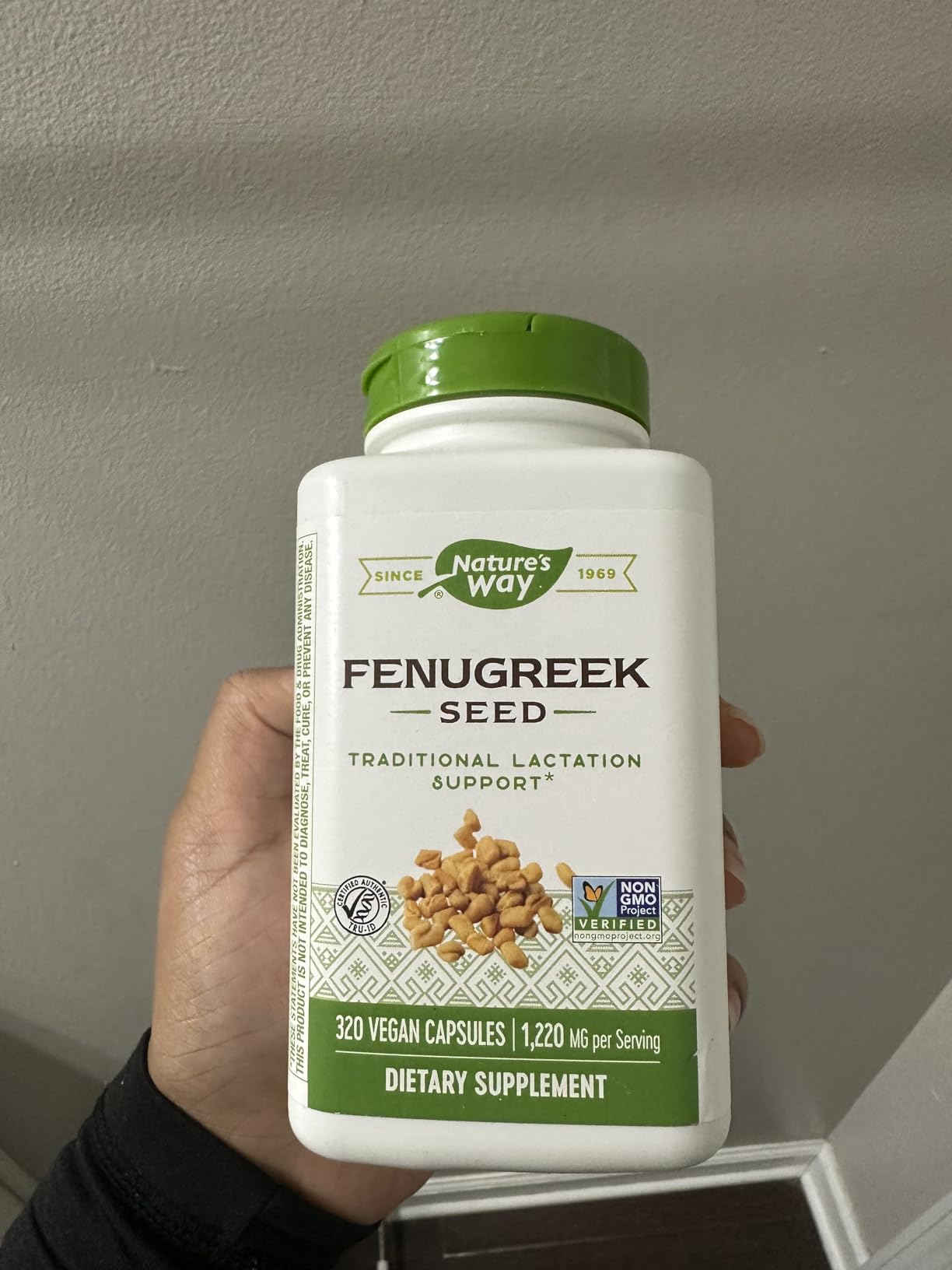 Nature’s Way Fenugreek Seed Capsules, Traditional Lactation Support*, 100ct customer photo 1