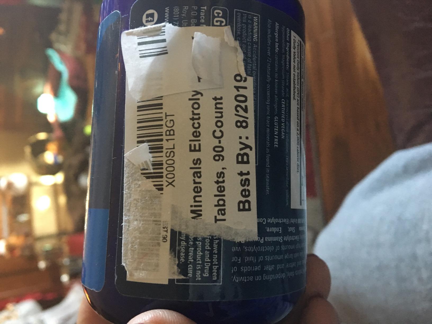 Trace Minerals Electrolyte Stamina Tablets, 90 Tablets customer photo 1