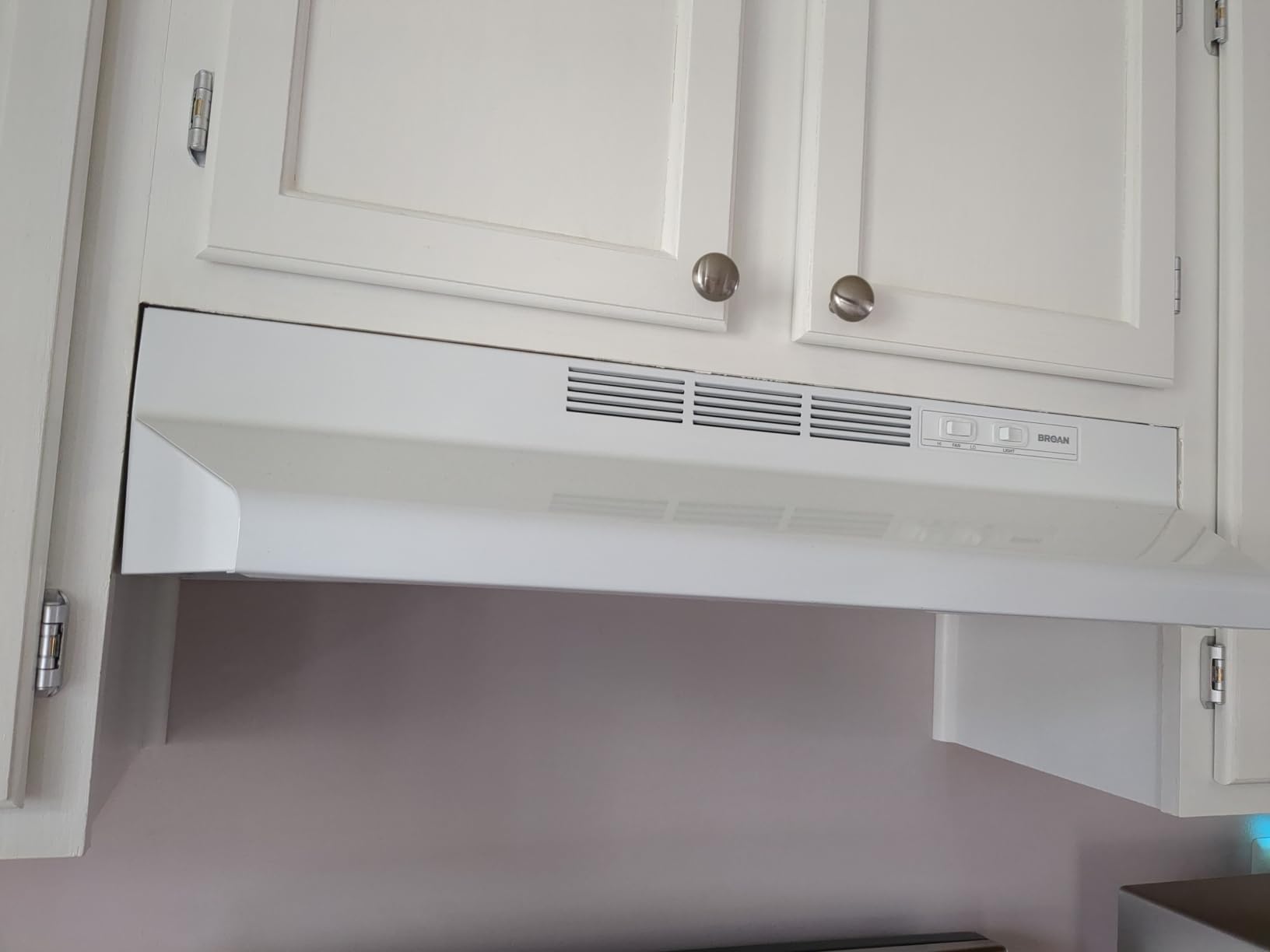 Broan-NuTone 413004 Non-Ducted Ductless Range Hood with Lights Exhaust Fan for Under Cabinet, 30-Inch, Stainless Steel customer photo 1