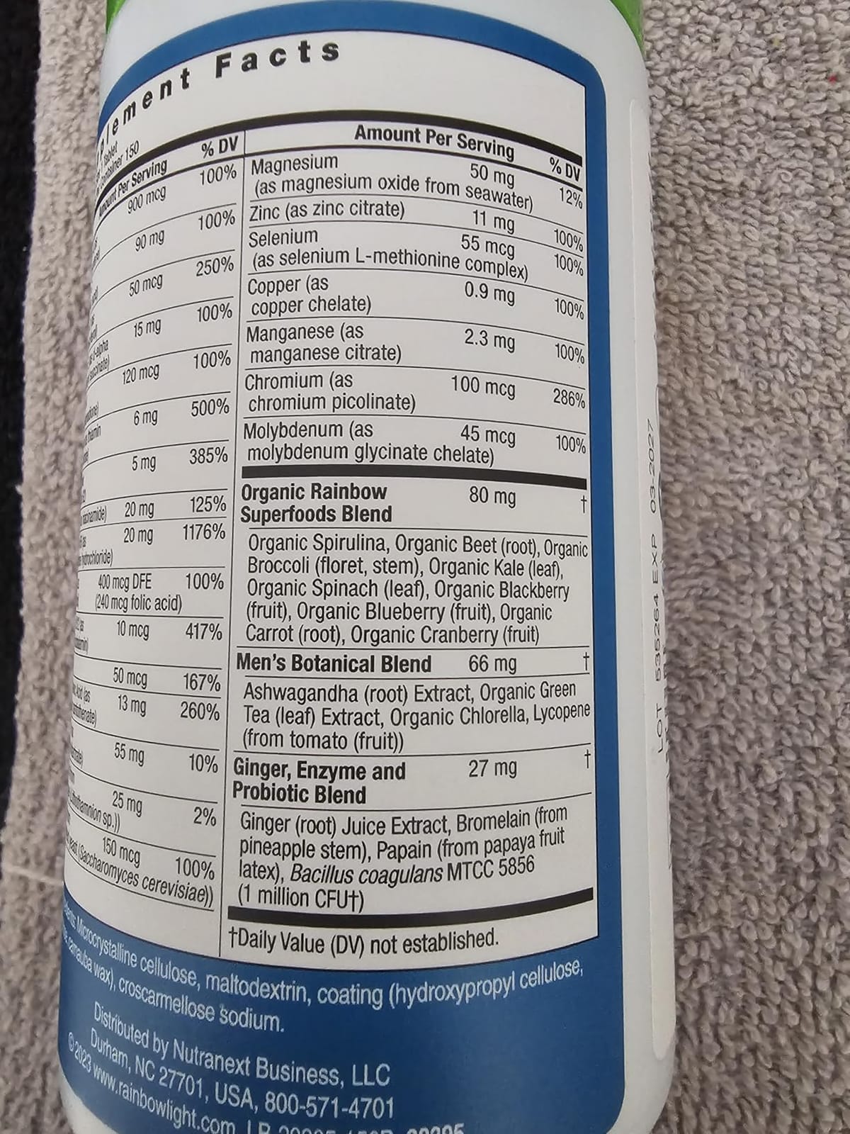 Rainbow Light Mens Multivitamin One + | 150 Caplets customer photo 2