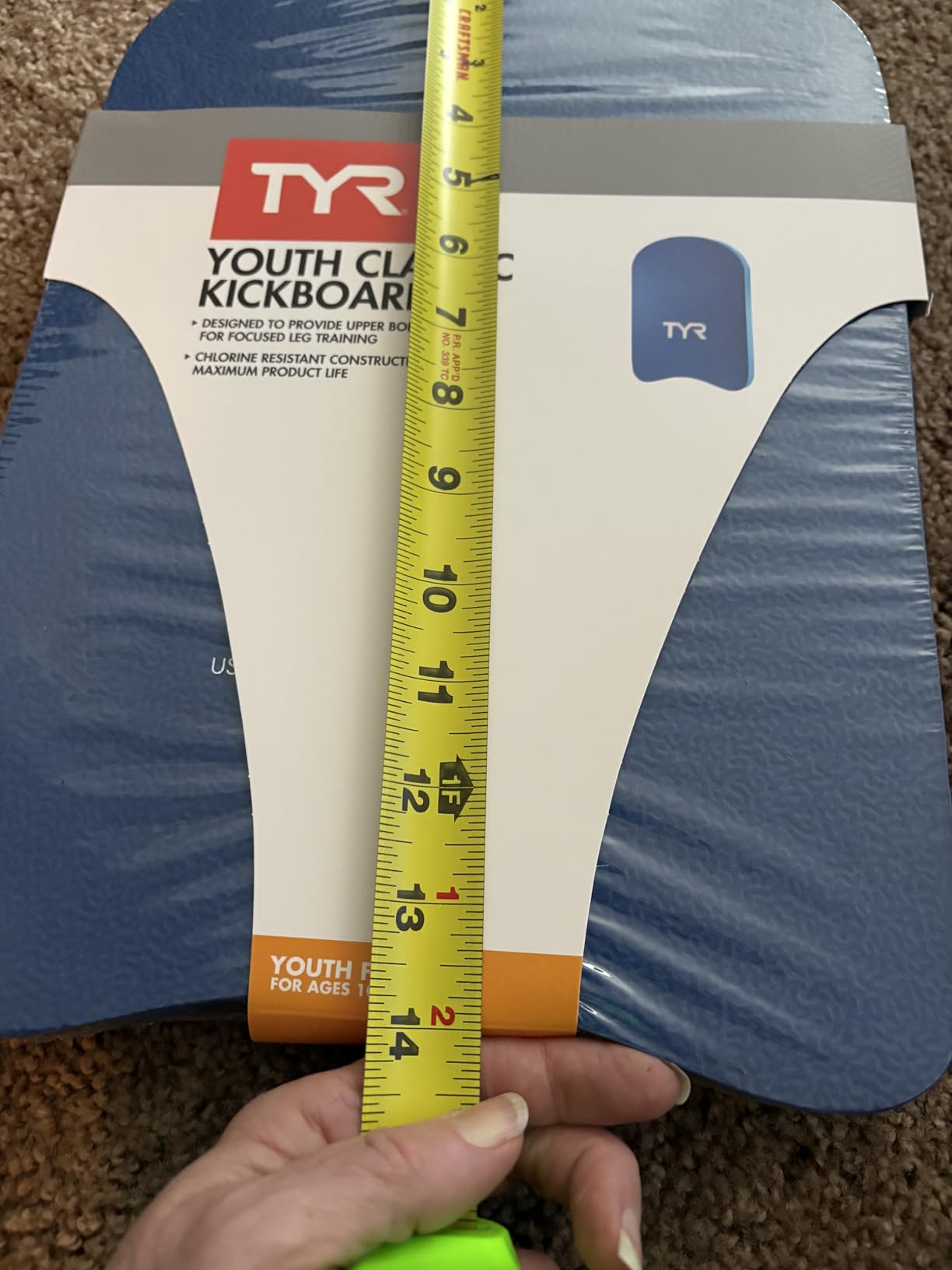 TYR Junior Kickboard Swimming Training Aid, Pool Exercise Equipment customer photo 1