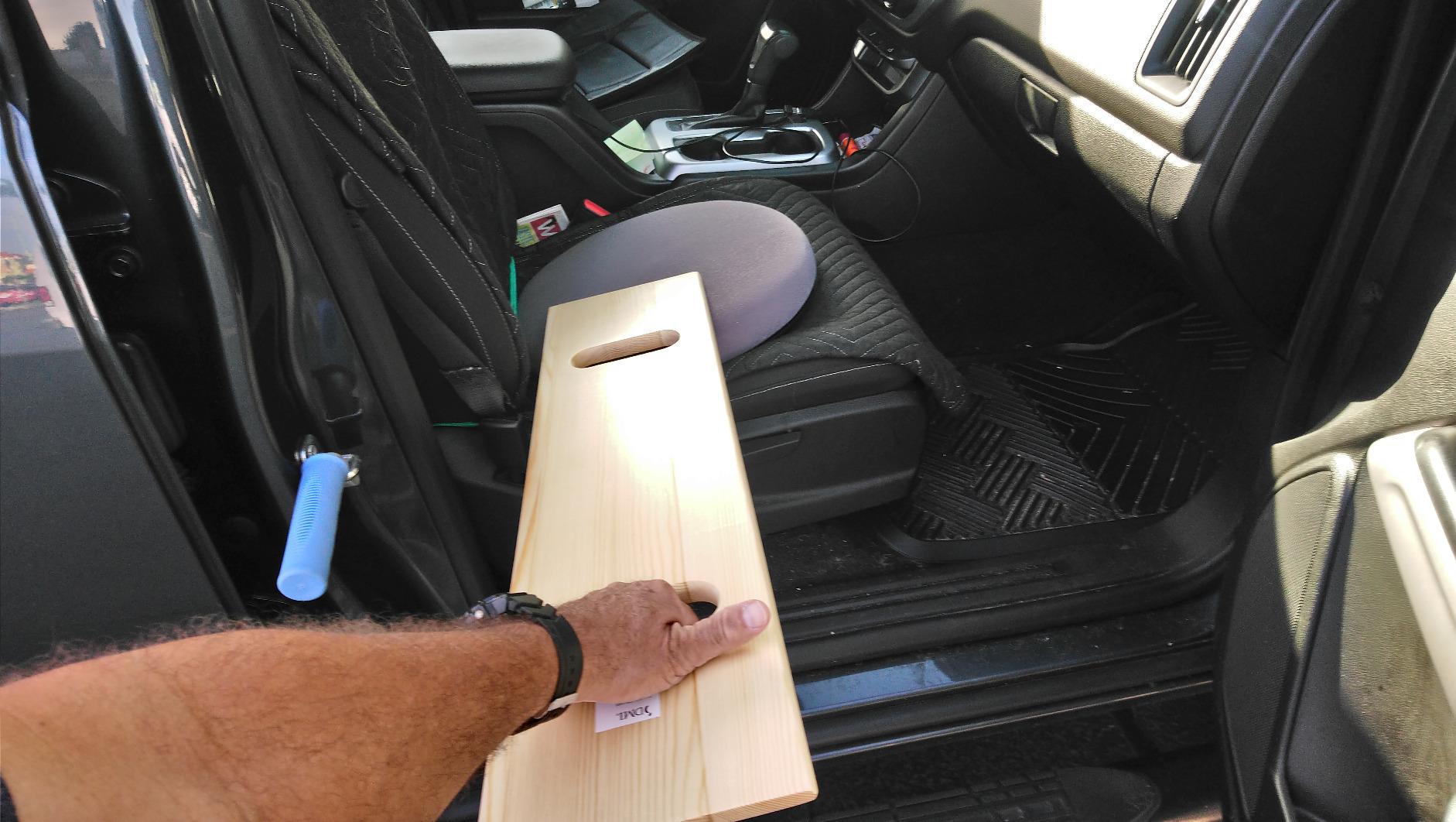 DMI Transfer Board and Slide Board, FSA Eligible, Made of Heavy-Duty Wood for Patient, Senior and Handicap Move Assist and Slide Transfers, Holds up to 440 Pounds, 2 Cut out Handles, 30 x 8 x 1 customer photo 1