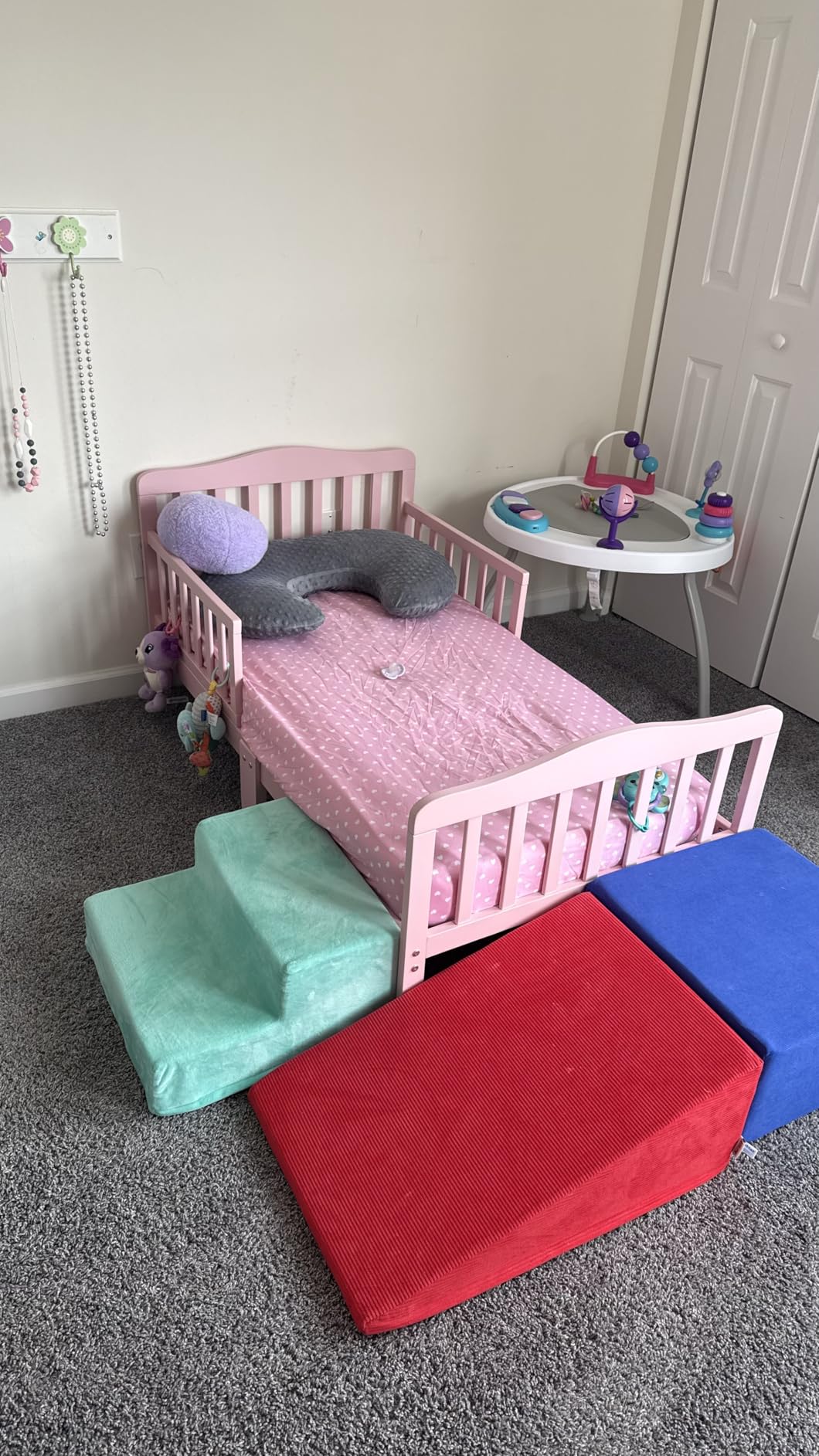 Dream On Me Classic Design Toddler Bed, GREENGUARD Gold, White customer photo 2
