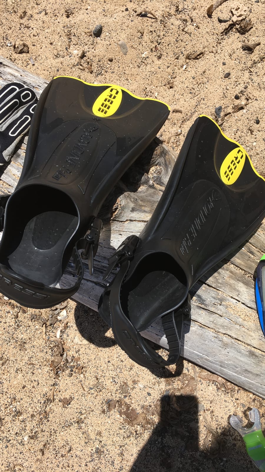 Cressi Palau SAF Short Open Heel Fins, Snorkel Fins, Quick Release Pull Tab customer photo 2
