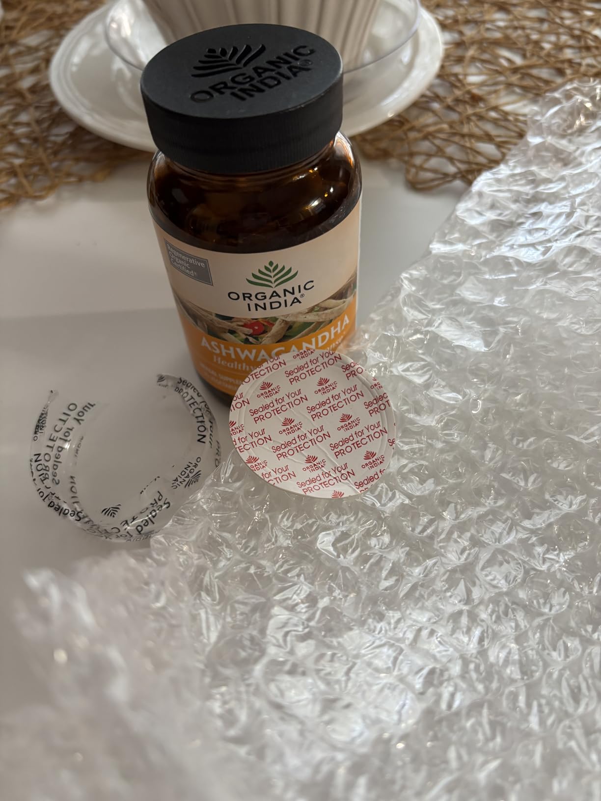 ORGANIC INDIA Ashwagandha Capsules, Vegan Root, Gluten-Free, 90 Capsules customer photo 2