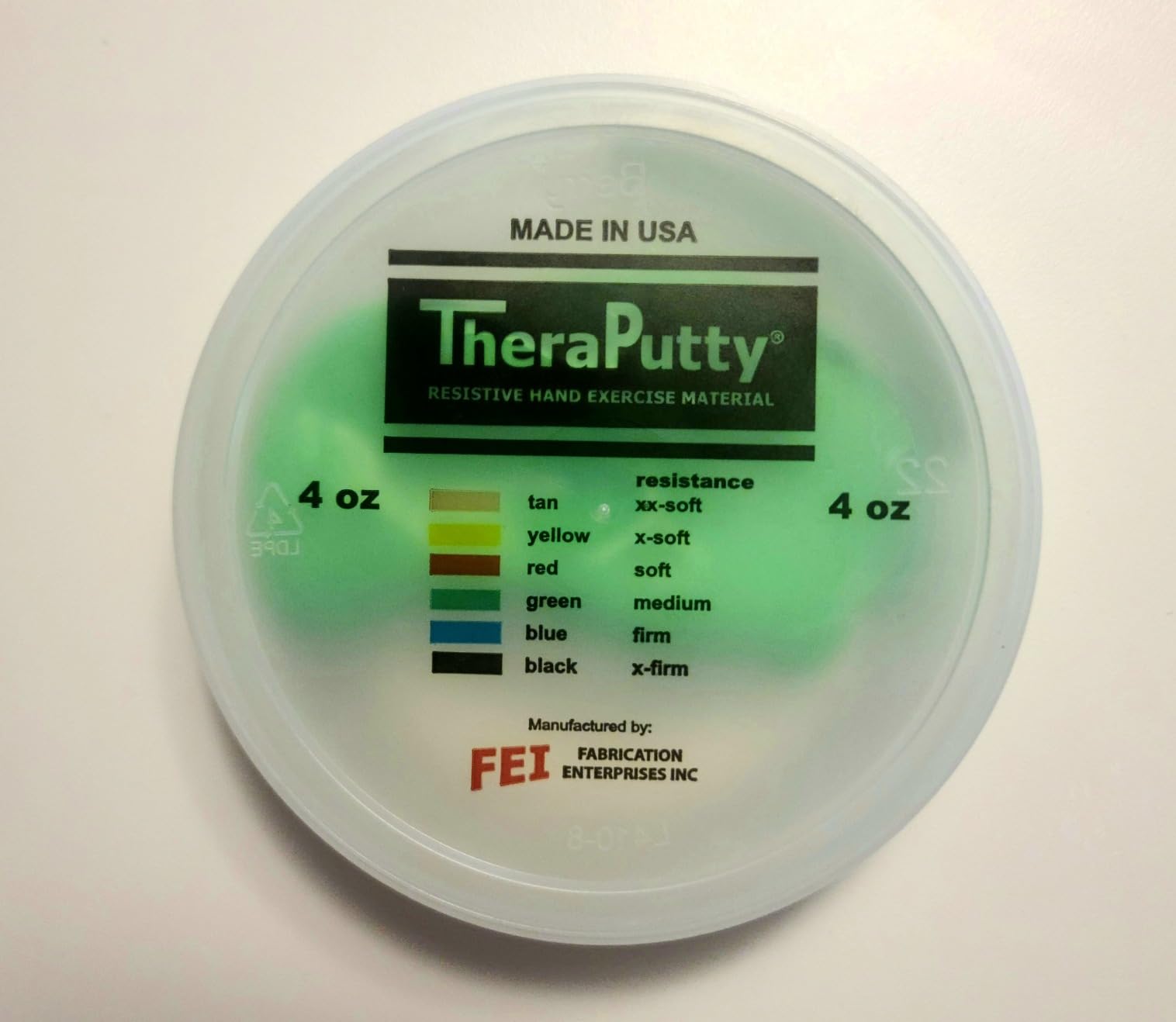 CanDo TheraPutty Standard Hand Exercise Putty For Rehabilitation, Exercises, Hand Therapy, Occupational Therapy, Hand Strengthening, Improve Motor Skills, Stress Relief 4-ounce customer photo 2