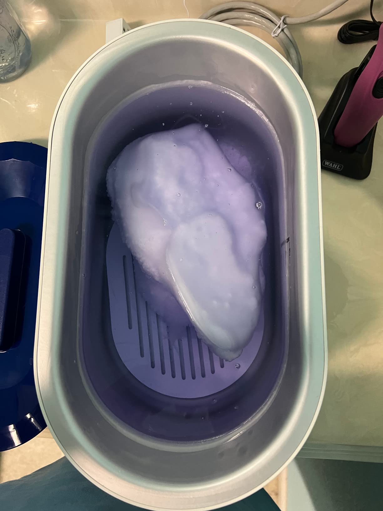 Therabath Professional Thermotherapy TB6 Paraffin Wax Bath - Helps Relieve Arthritis & Muscle Stiffness - Heat Therapy for Hands, Feet, Face & Body - Made in USA - 6 lb. ScentFree customer photo 1