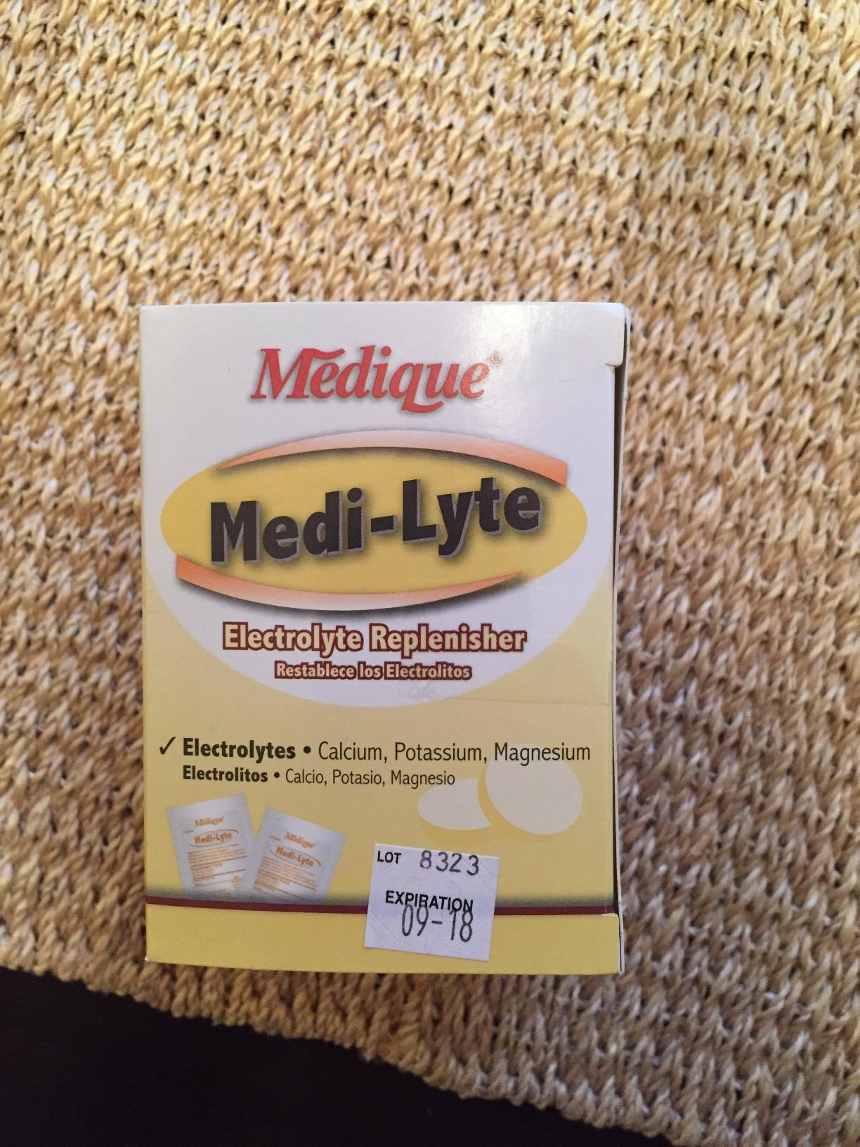 Medique 03033 Medi-Lyte Electrolyte Tablets w/ Potassium Chloride for Cramps, unflavored, 100 Tablets customer photo 1