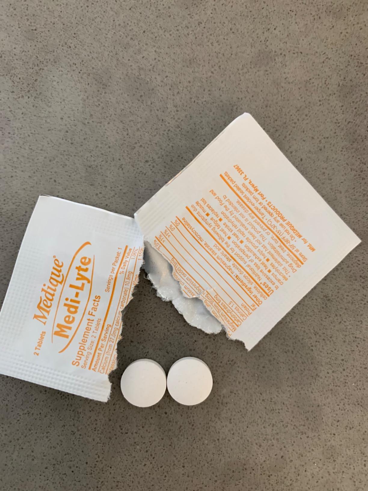 Medique 03033 Medi-Lyte Electrolyte Tablets w/ Potassium Chloride for Cramps, unflavored, 100 Tablets customer photo 2