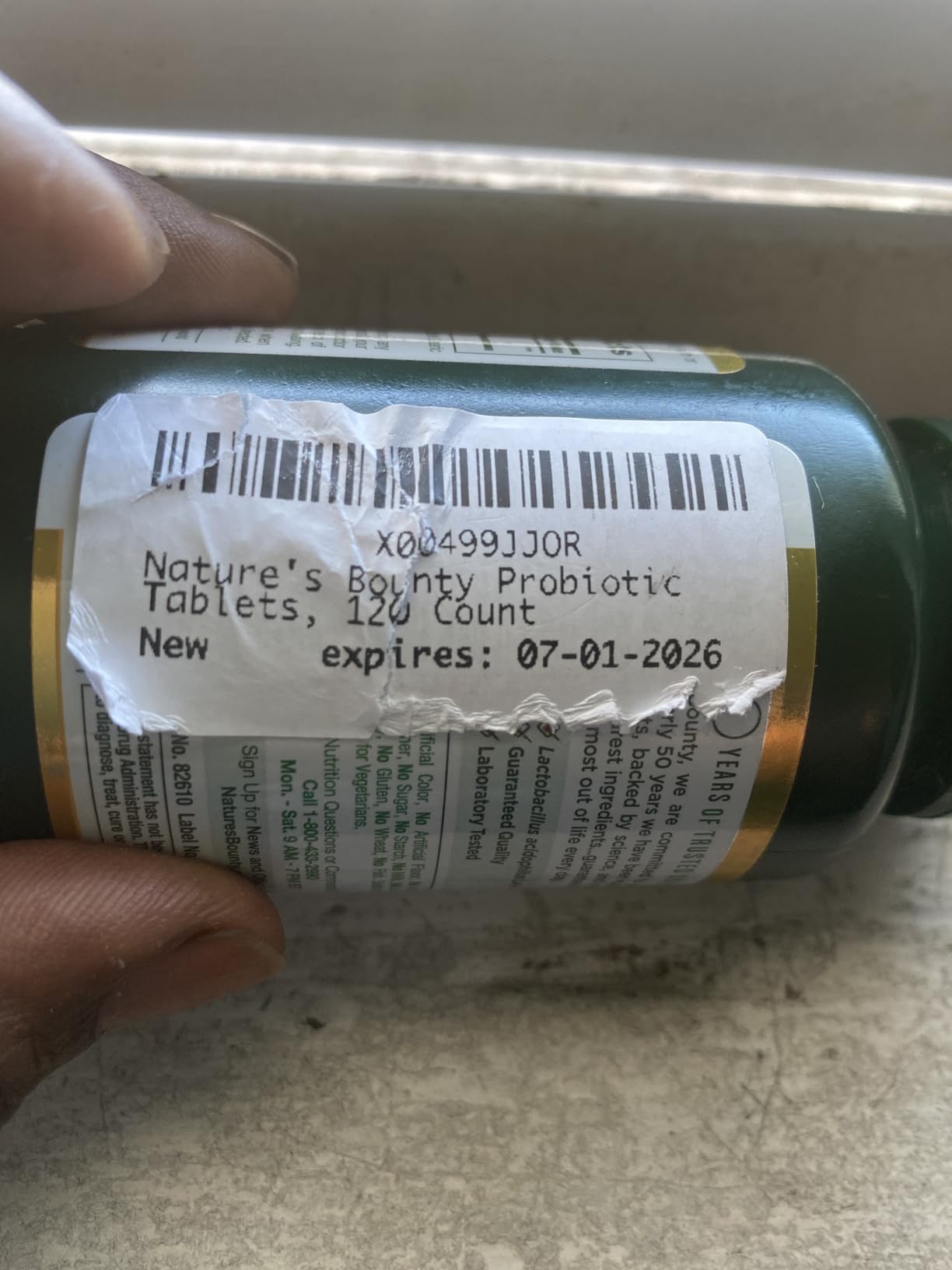Nature's Bounty Acidophilus Probiotic, Daily Probiotic Supplement customer photo 2