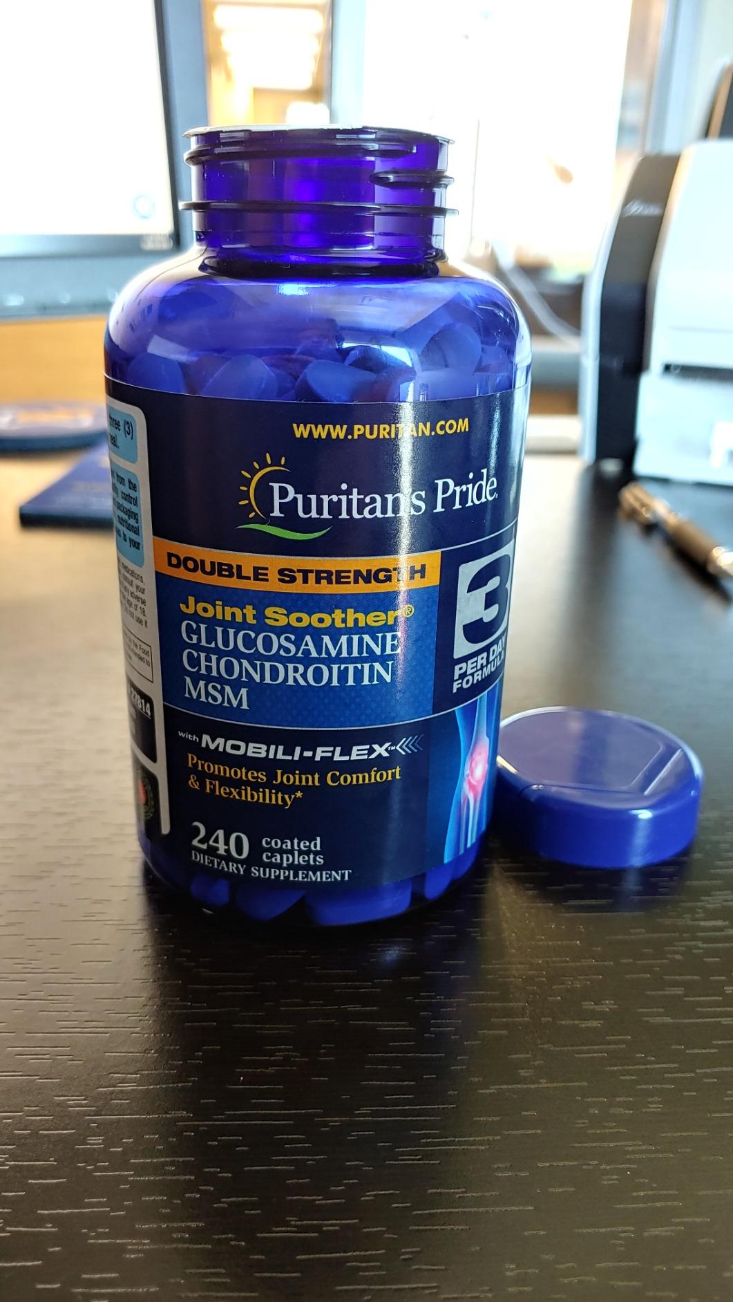 Puritan's Pride Glucosamine Chondroitin MSM Dietary Supplement customer photo 2