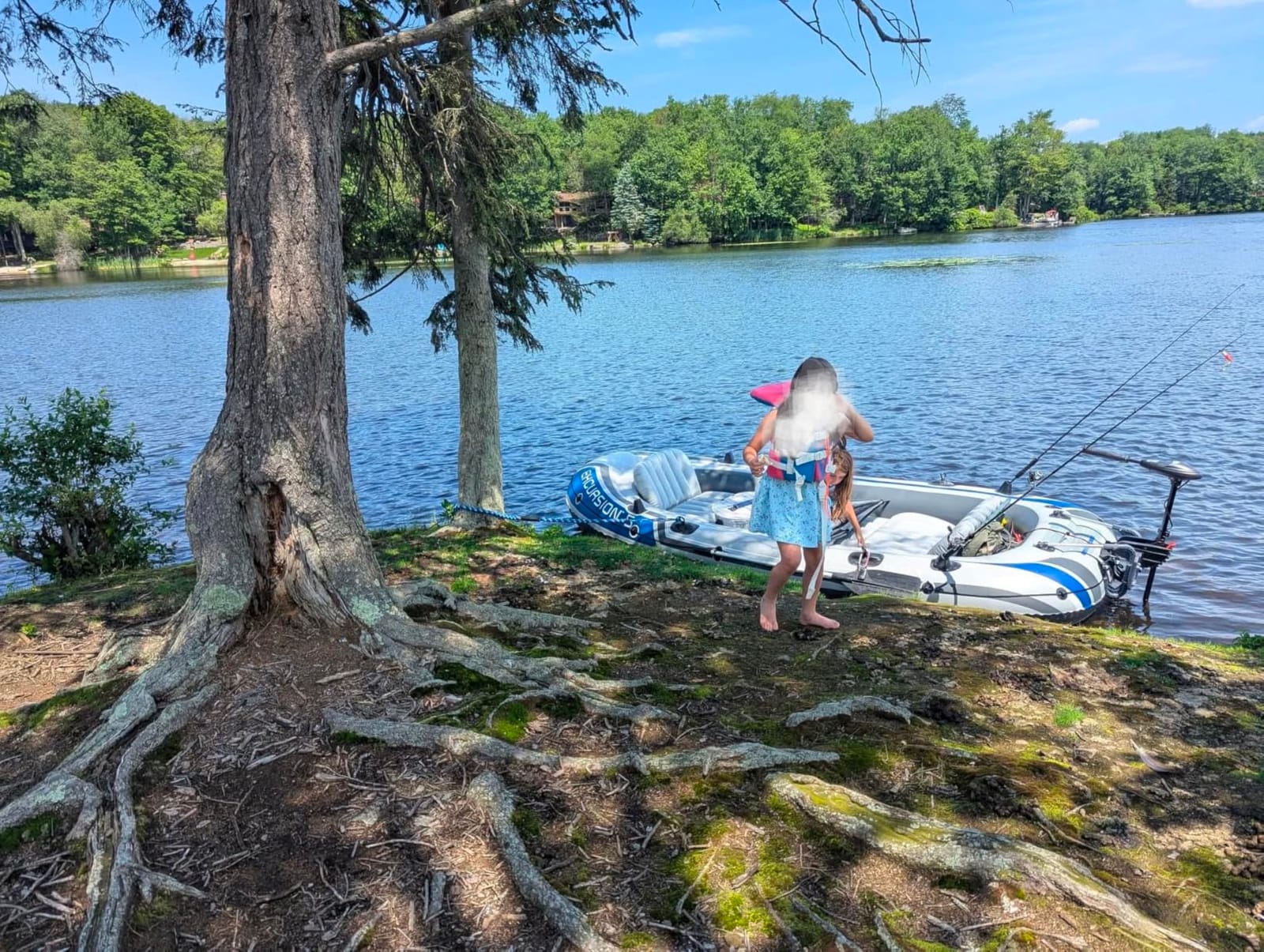 INTEX Transom Electric Trolling Motor for Inflatable Boat, 40lb Thrust customer photo 2