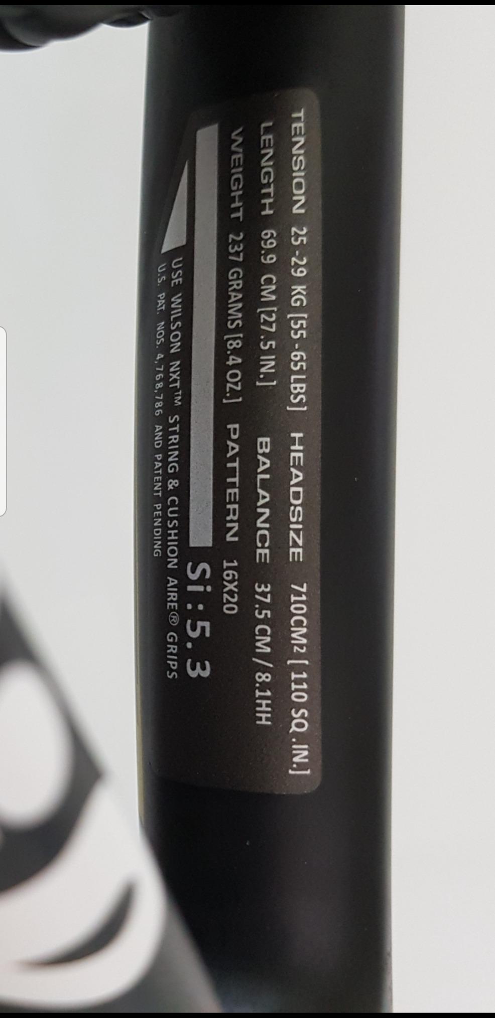 Wilson Hyper Hammer 5.3 Adult Recreational Tennis Rackets - Grip Sizes 1-4 customer photo 1
