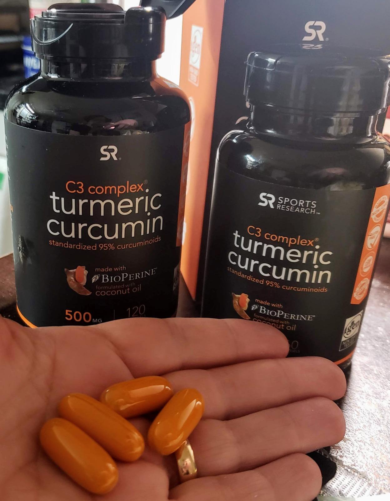 Sports Research® Turmeric Curcumin w/Coconut Oil & BioPerine® - 120 Count customer photo 1