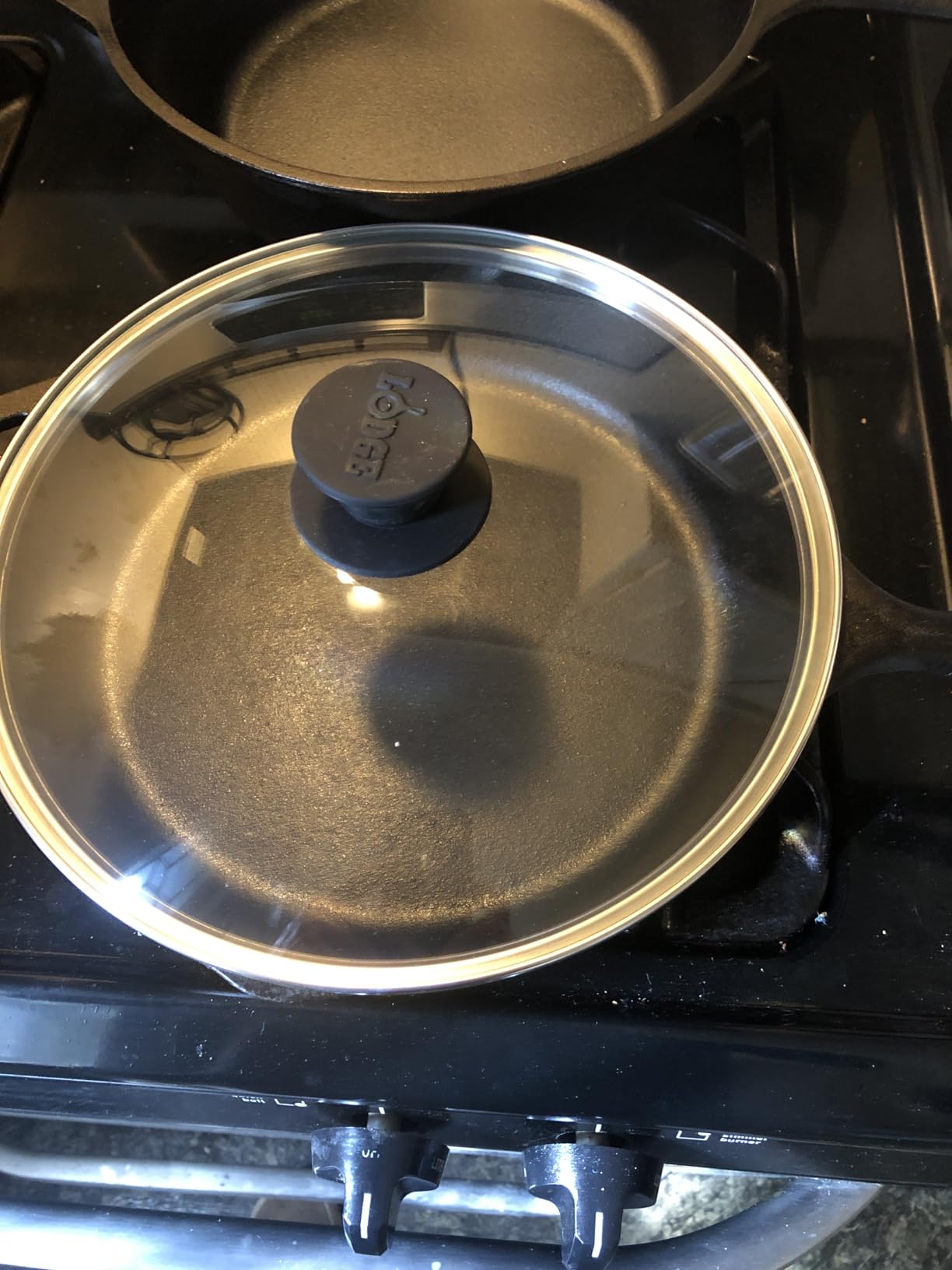 Lodge Pre-Seasoned Cast Iron Deep Skillet, 5 Quart customer photo 1