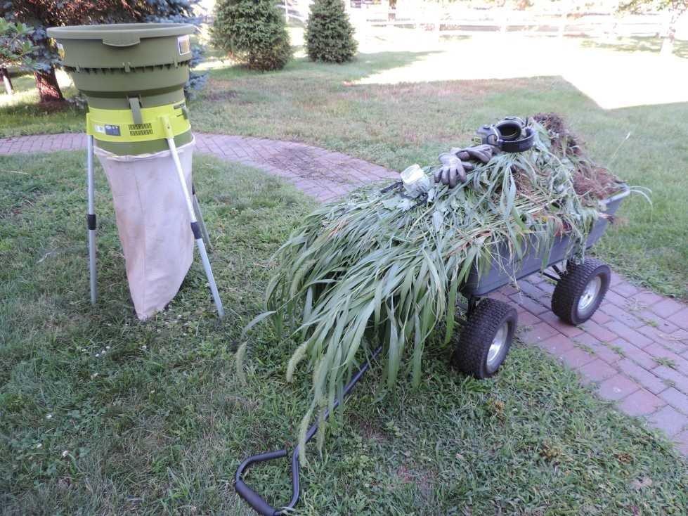 Sun Joe SDJ616 13-Amp Electric Leaf Mulcher/Shredder 13-Amp 16:1 Reduction Ratio, 8,000-RPM, Mulch up to 55-Gallons per Minute, Adjustable Control Dial customer photo 2