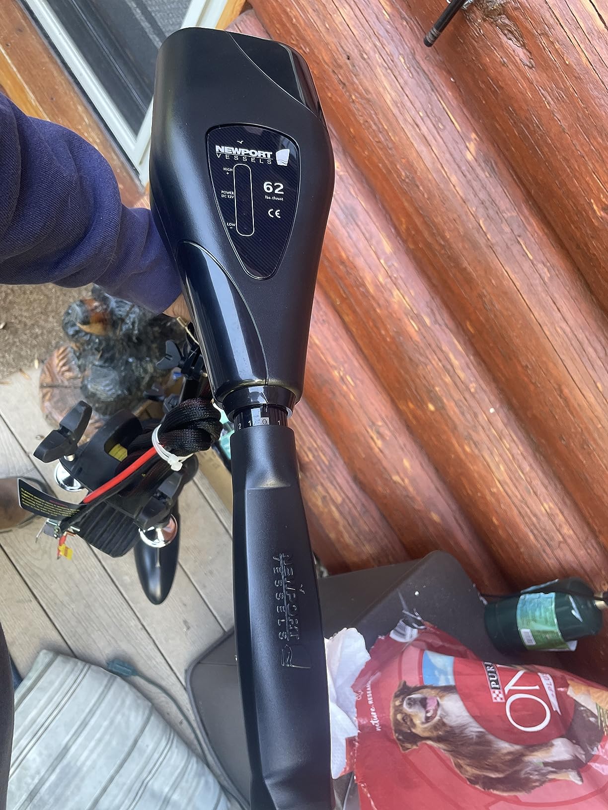 Newport NV-Series Thrust Saltwater Transom Mounted Trolling Electric Trolling Motor w/LED Battery Indicator customer photo 2