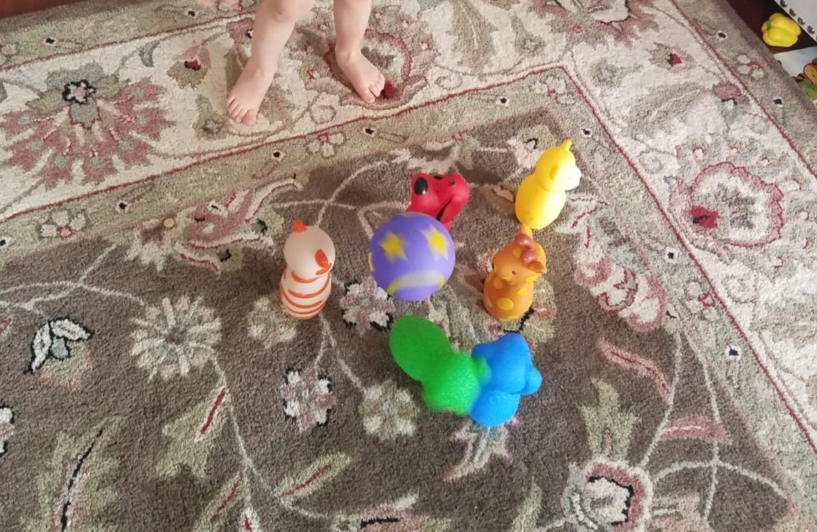 Melissa & Doug Animal Bowling Friends Soft Plastic 7-Piece Play Set customer photo 1