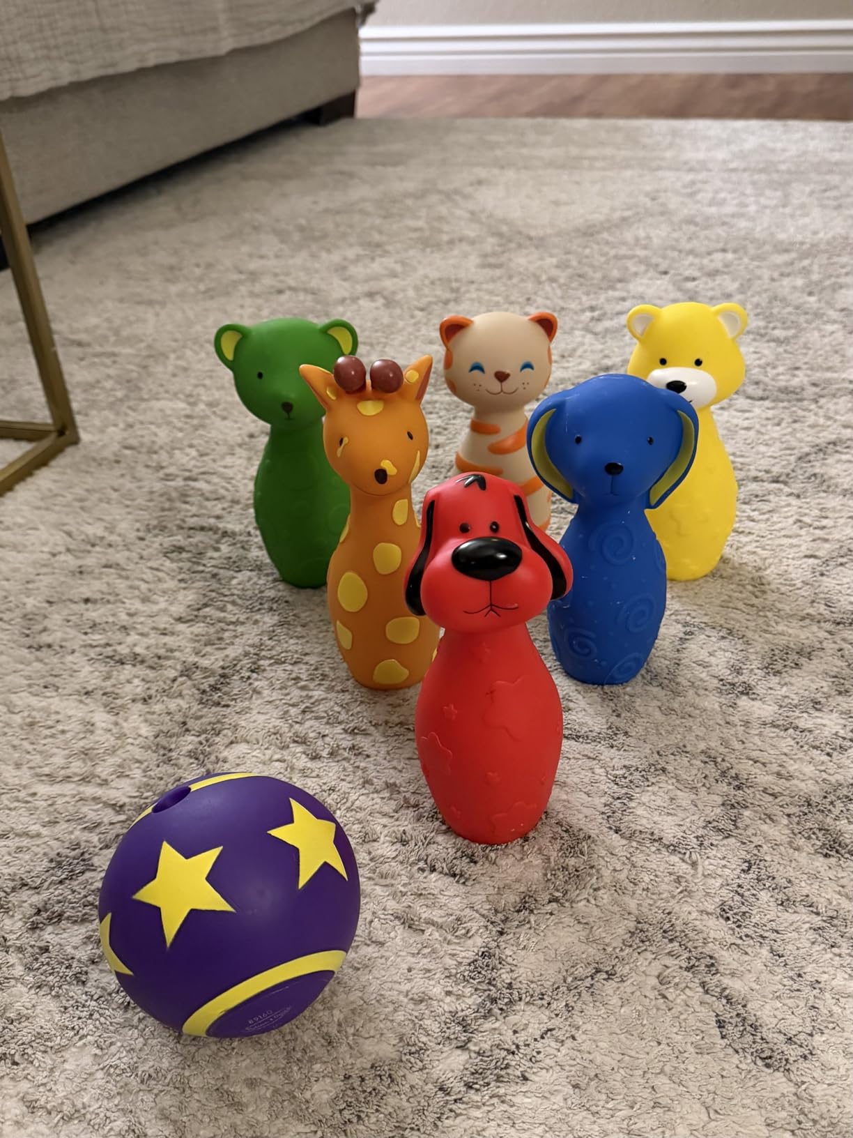 Melissa & Doug Animal Bowling Friends Soft Plastic 7-Piece Play Set customer photo 2