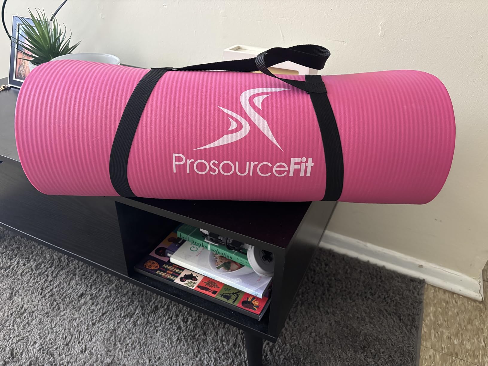 ProsourceFit Extra Thick Yoga and Pilates Mat, 71-inch Long High Density Exercise Mat with Comfort Foam and Carrying Strap customer photo 2