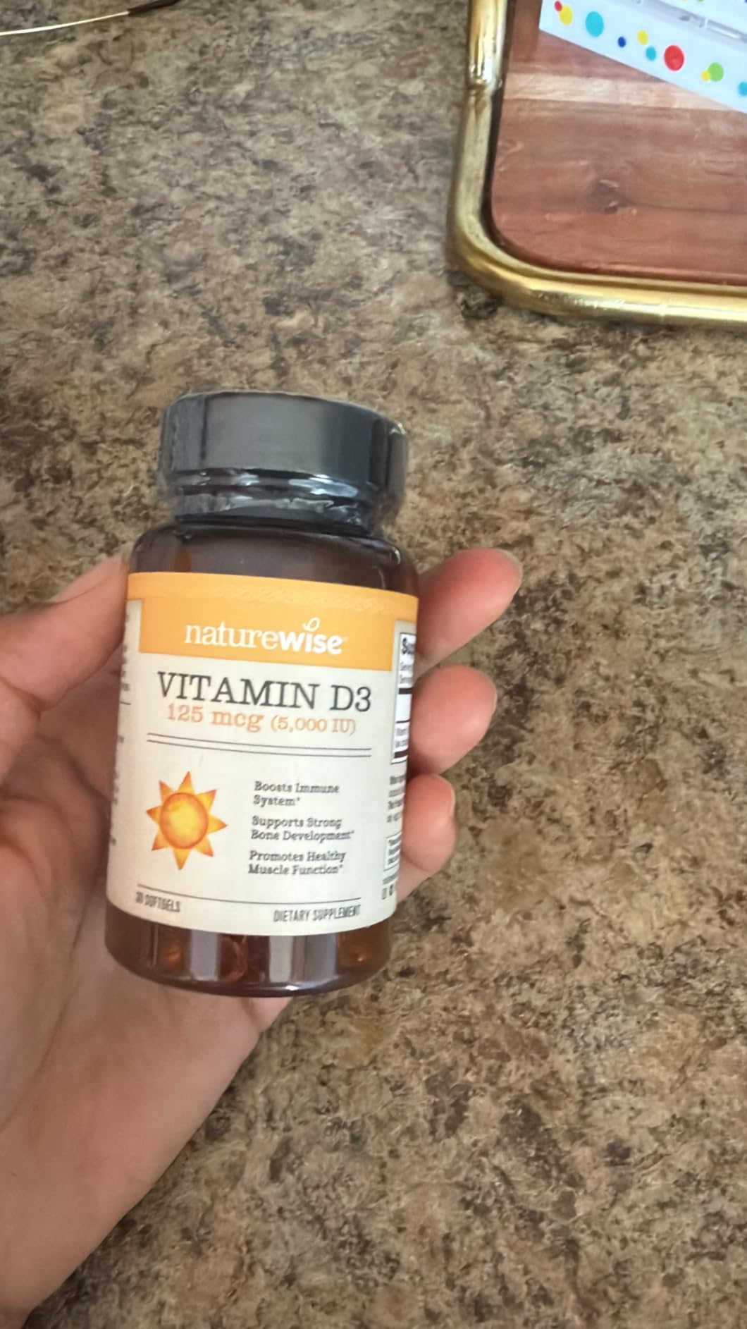 NatureWise Vitamin D3 5000IU Supplement, Immune Support, 360 Mini Softgels customer photo 1