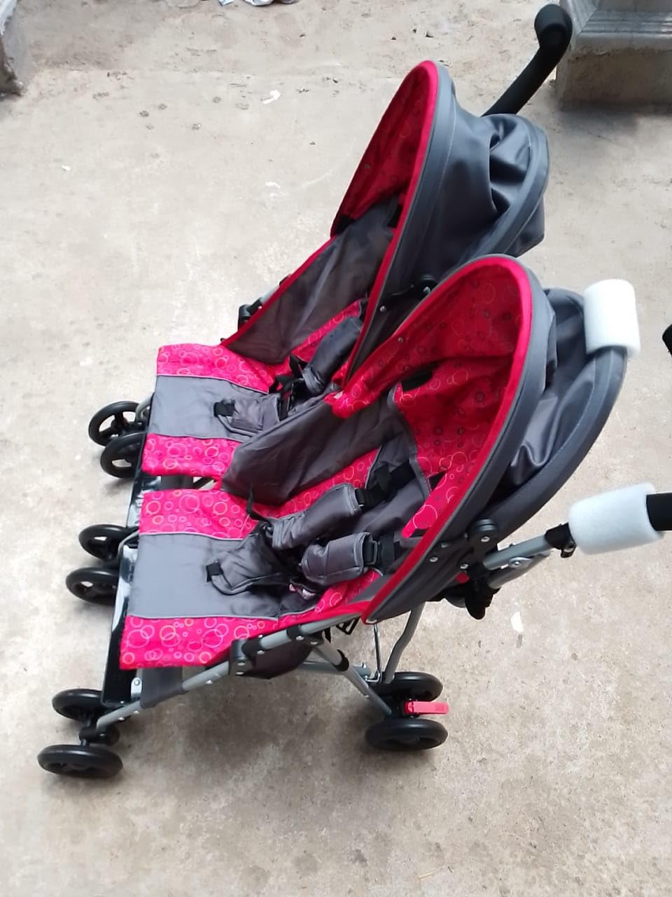 Delta Children LX Side by Side Stroller - with Recline, Storage & Compact Fold, Night Sky customer photo 1