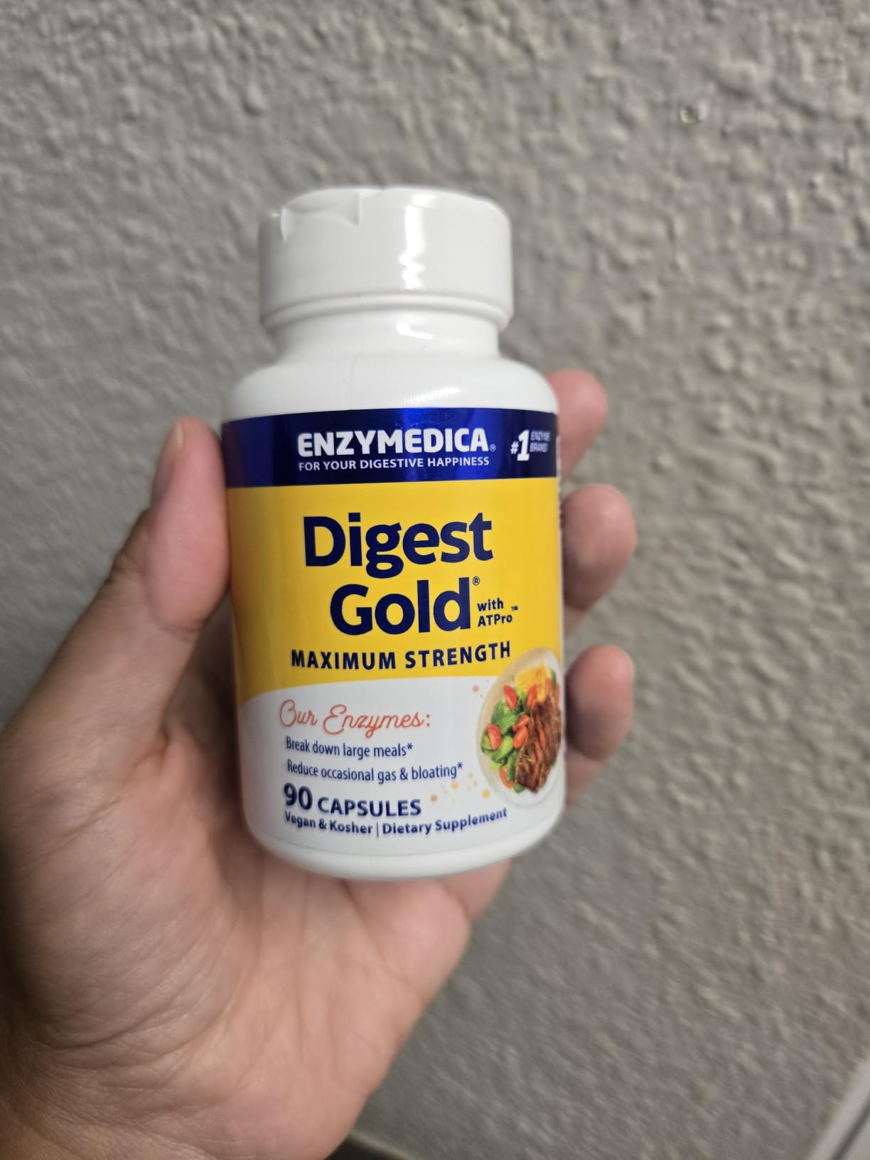 Enzymedica Digest Gold, Maximum Strength, ATPro Energy Support - 240 Caps customer photo 2