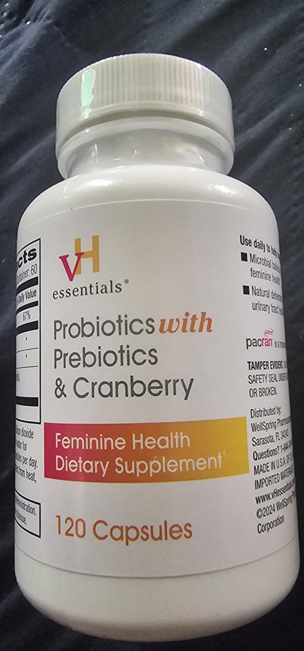 vH essentials Probiotics for Women with Prebiotics and Cranberry, 60 Ct customer photo 2