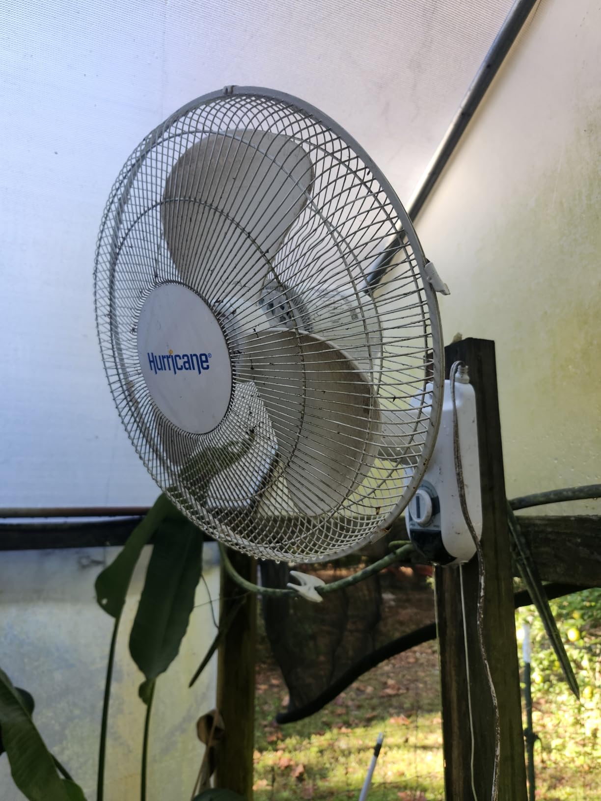 Hurricane Classic Oscillating Wall Mount Fan, 3 Speeds, White, 16in customer photo 2
