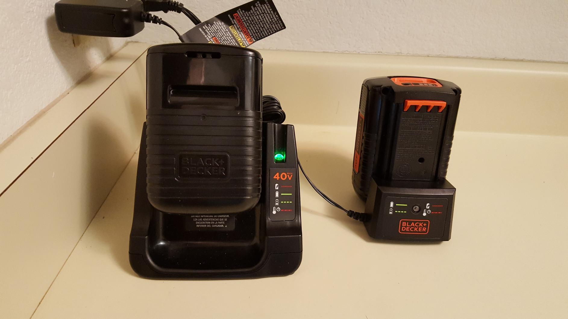 BLACK+DECKER 40V MAX Cordless Weed Eater Lawn Edger and Leaf Blower Cordless Sweeper Combo, Battery and Charger Included, Long Runtime (LCC140) customer photo 2