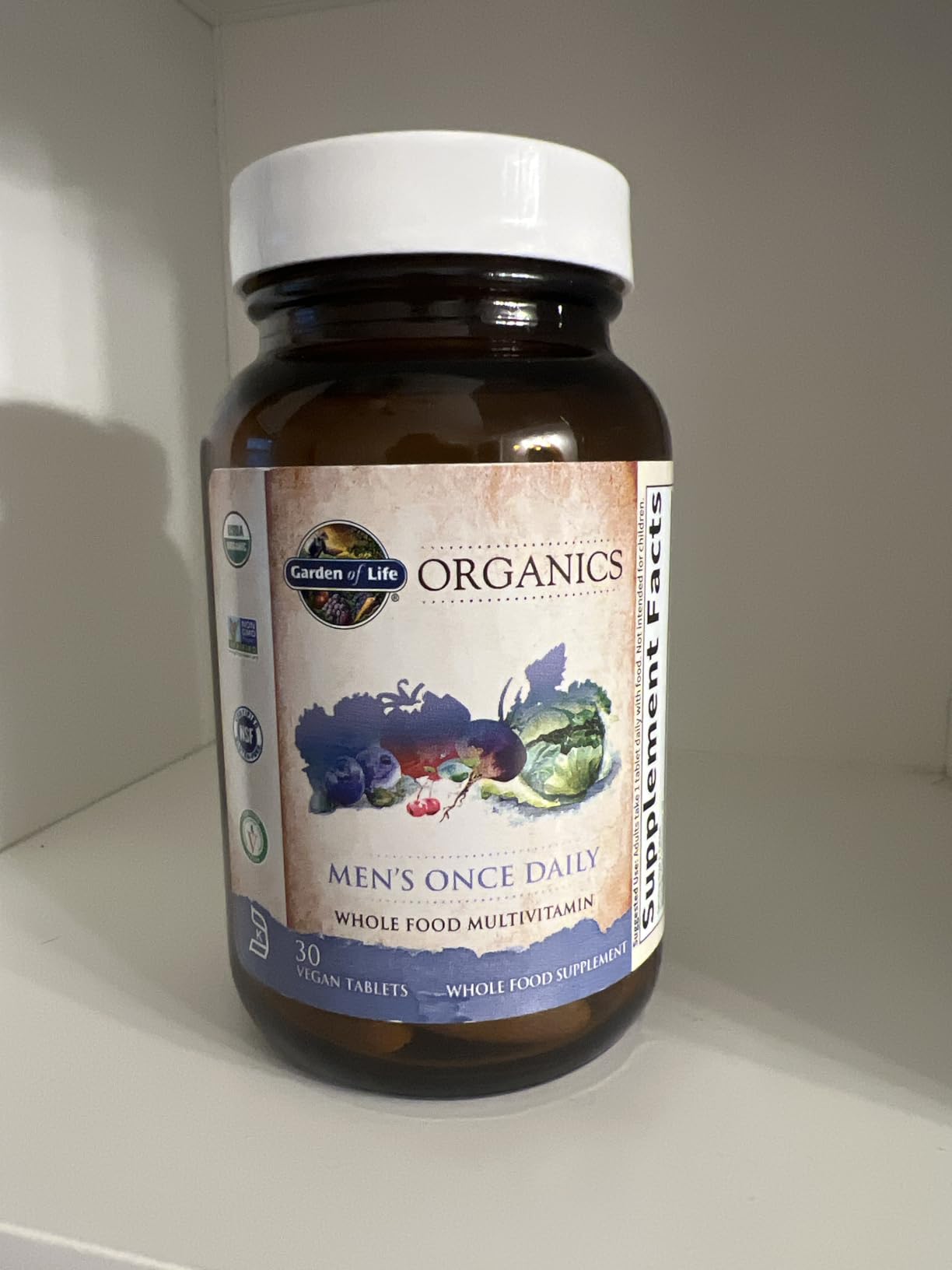Garden of Life Organics Men's Once Daily Multivitamin, 60 Tablets customer photo 2