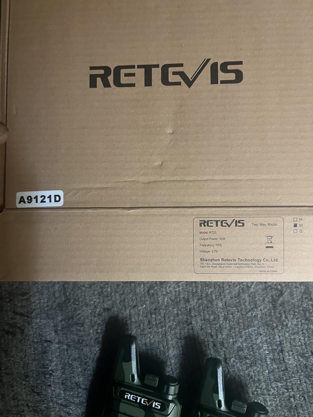 Retevis RT22 Compact & Lightweight FRS Walkie Talkies Long Range (4 Pack) customer photo 2
