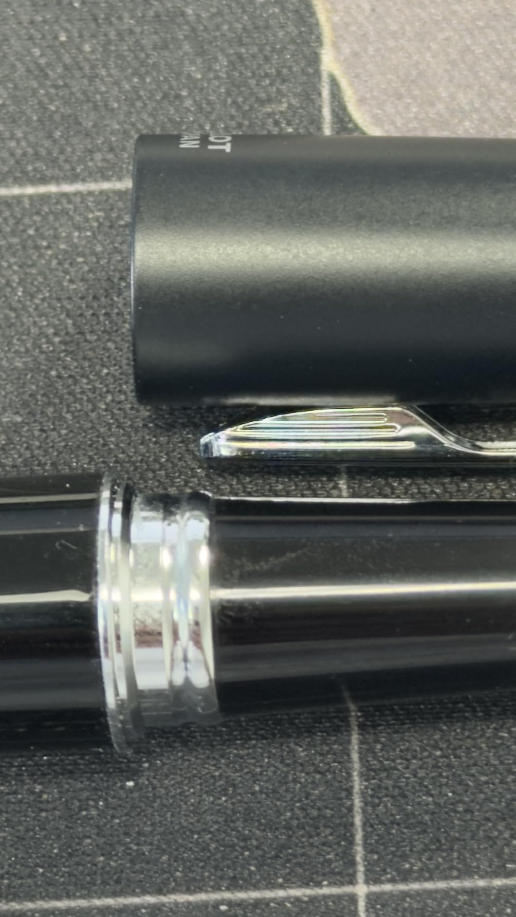 PILOT Metropolitan Collection Fountain Pen, Black Barrel, Classic Design, Fine Nib, Black Ink (91111) customer photo 1