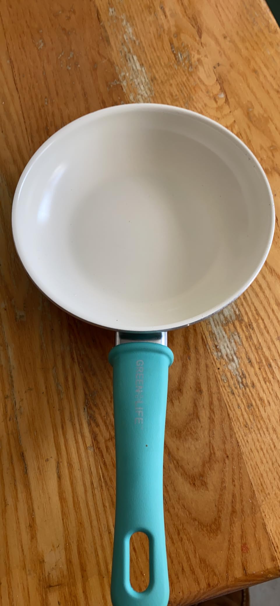 GreenLife 2 Piece (7” & 10”) Ceramic Nonstick Frying Pan Set, Turquoise customer photo 2