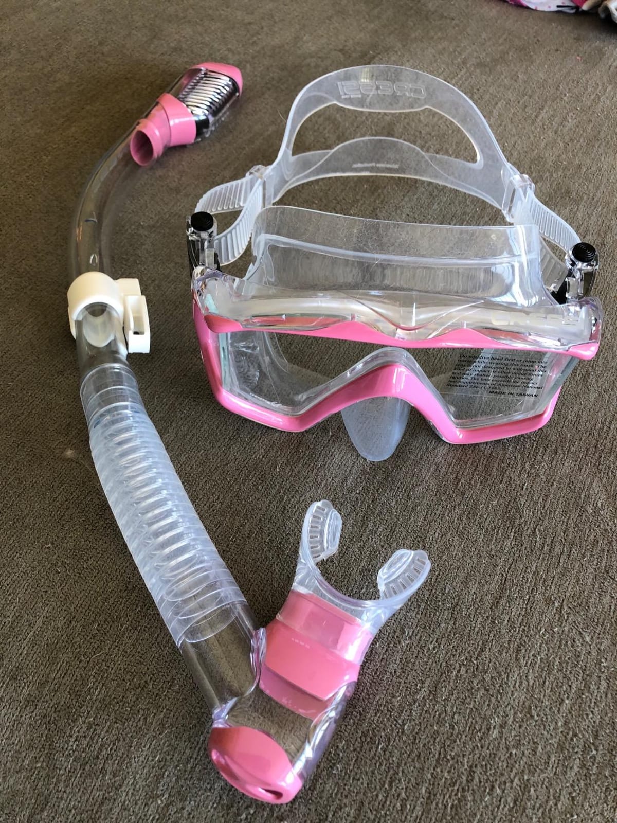Cressi Panoramic Wide View Mask & Dry Snorkel Kit for Snorkeling, Scuba Diving - Pano 3 & Supernova Dry: Designed in Italy customer photo 1